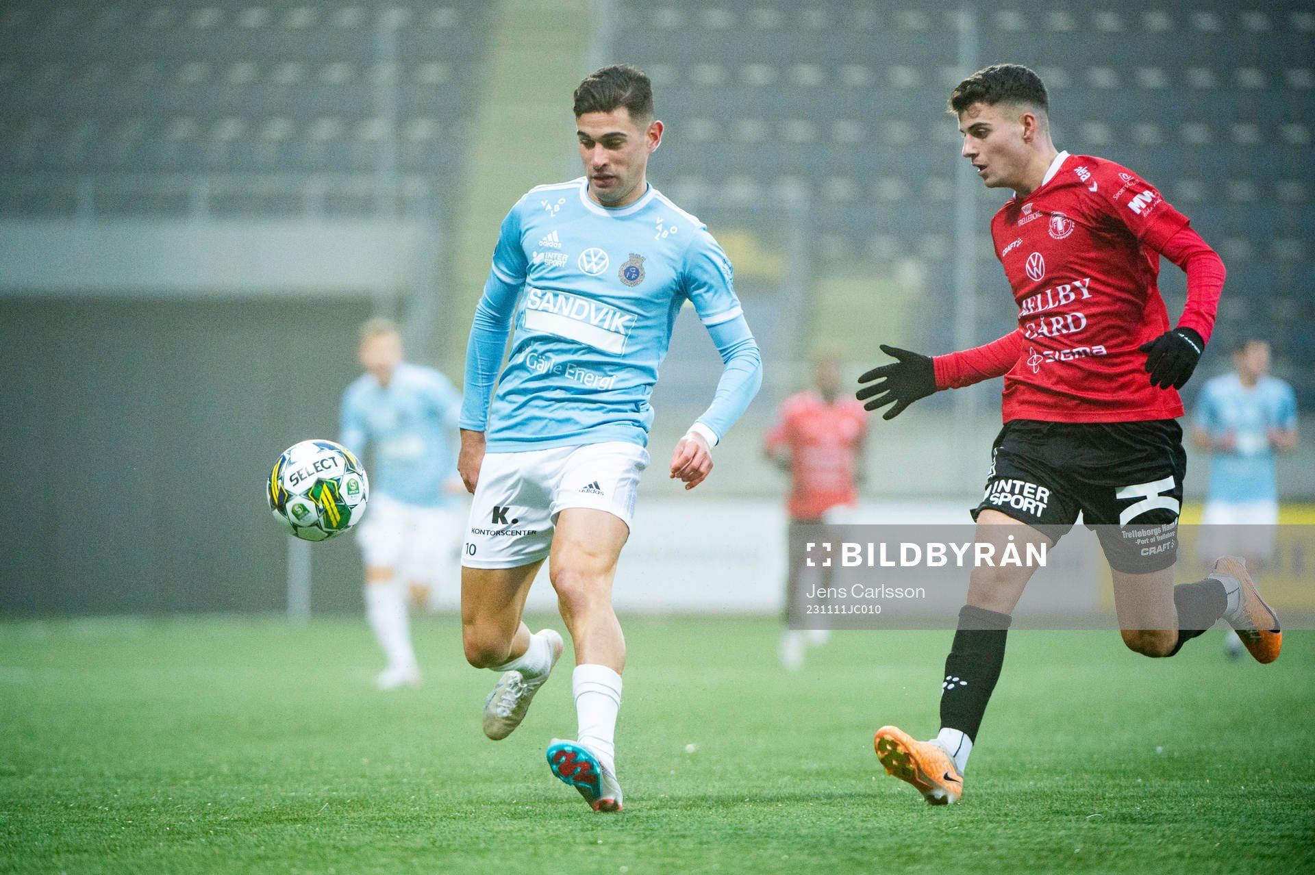 Gefles Ahmed Bonnah och Trelleborgs Eren Alievski