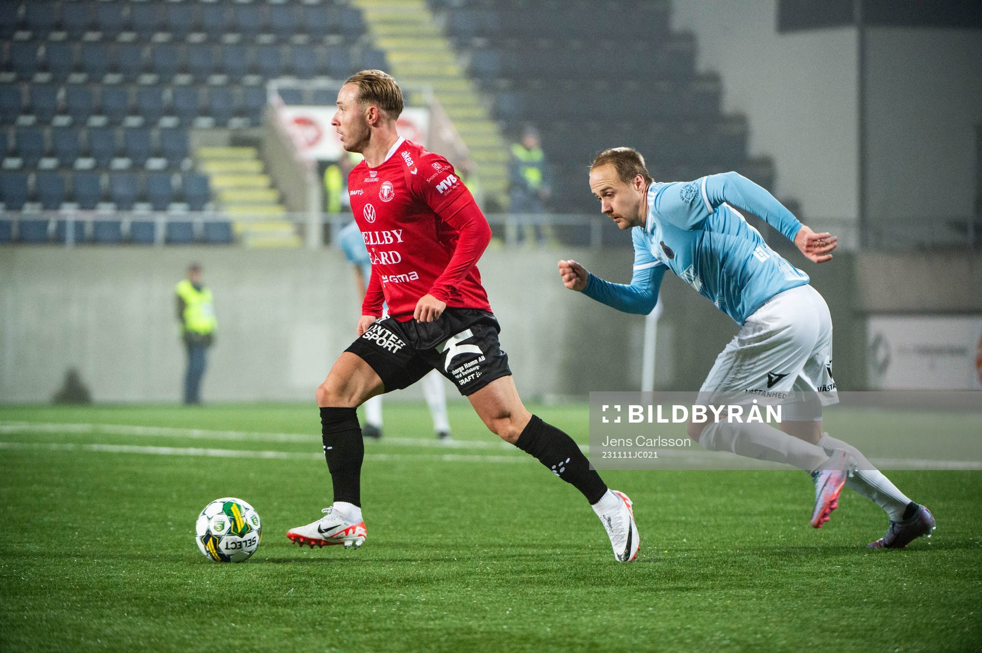 Trelleborgs Pierre Dahlin Larsen och Gefles Oscar Lundin