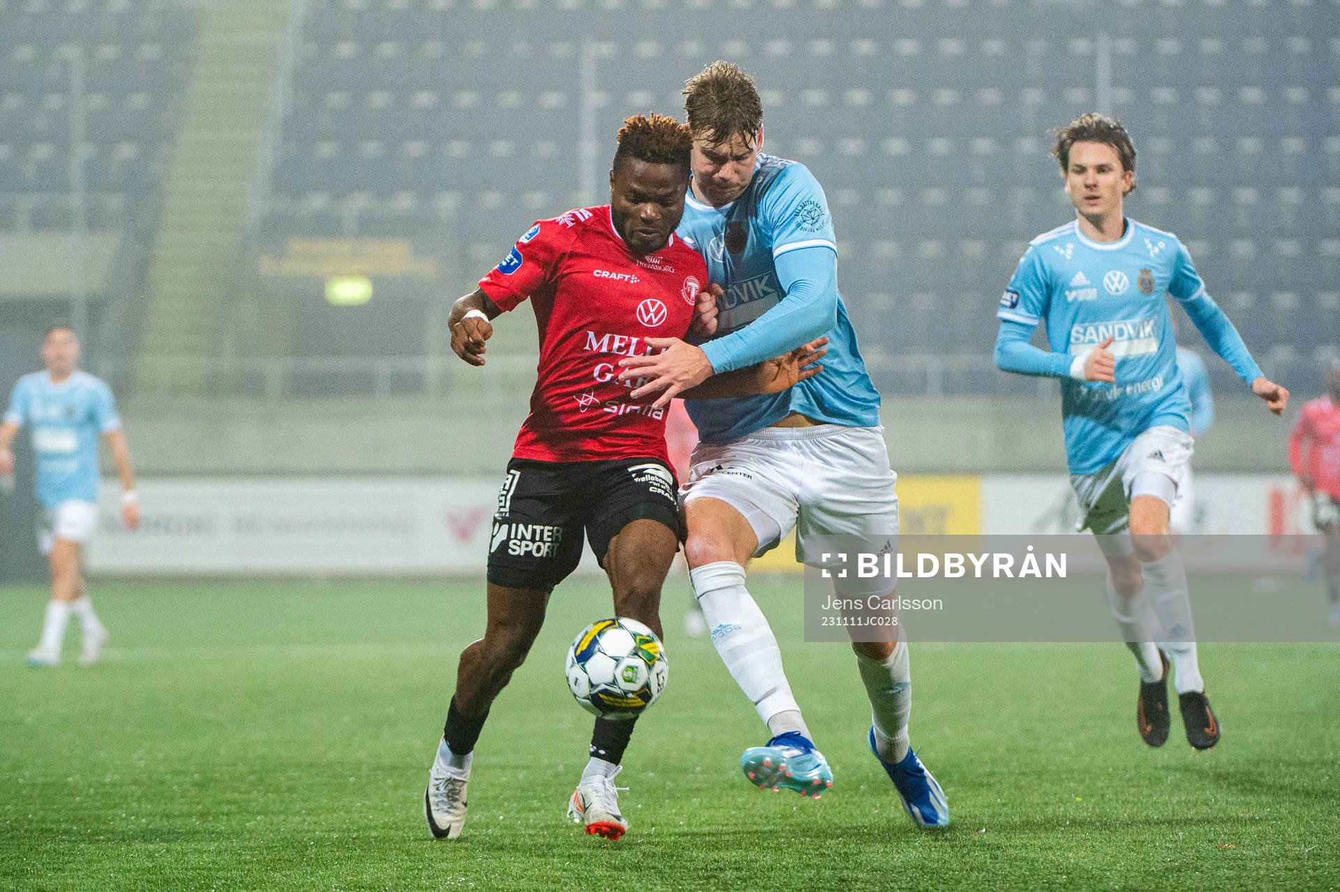 Trelleborgs Henry Offia och Gefles Niclas Håkansson