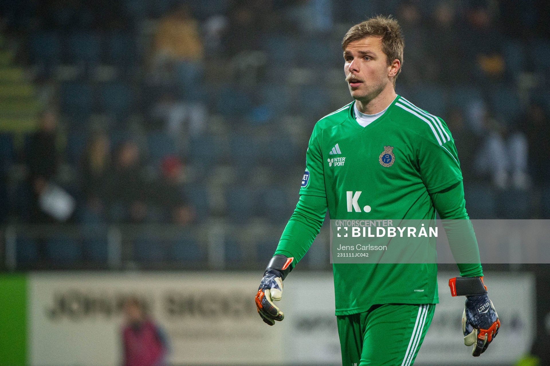 Gefles målvakt Tobias Johansson