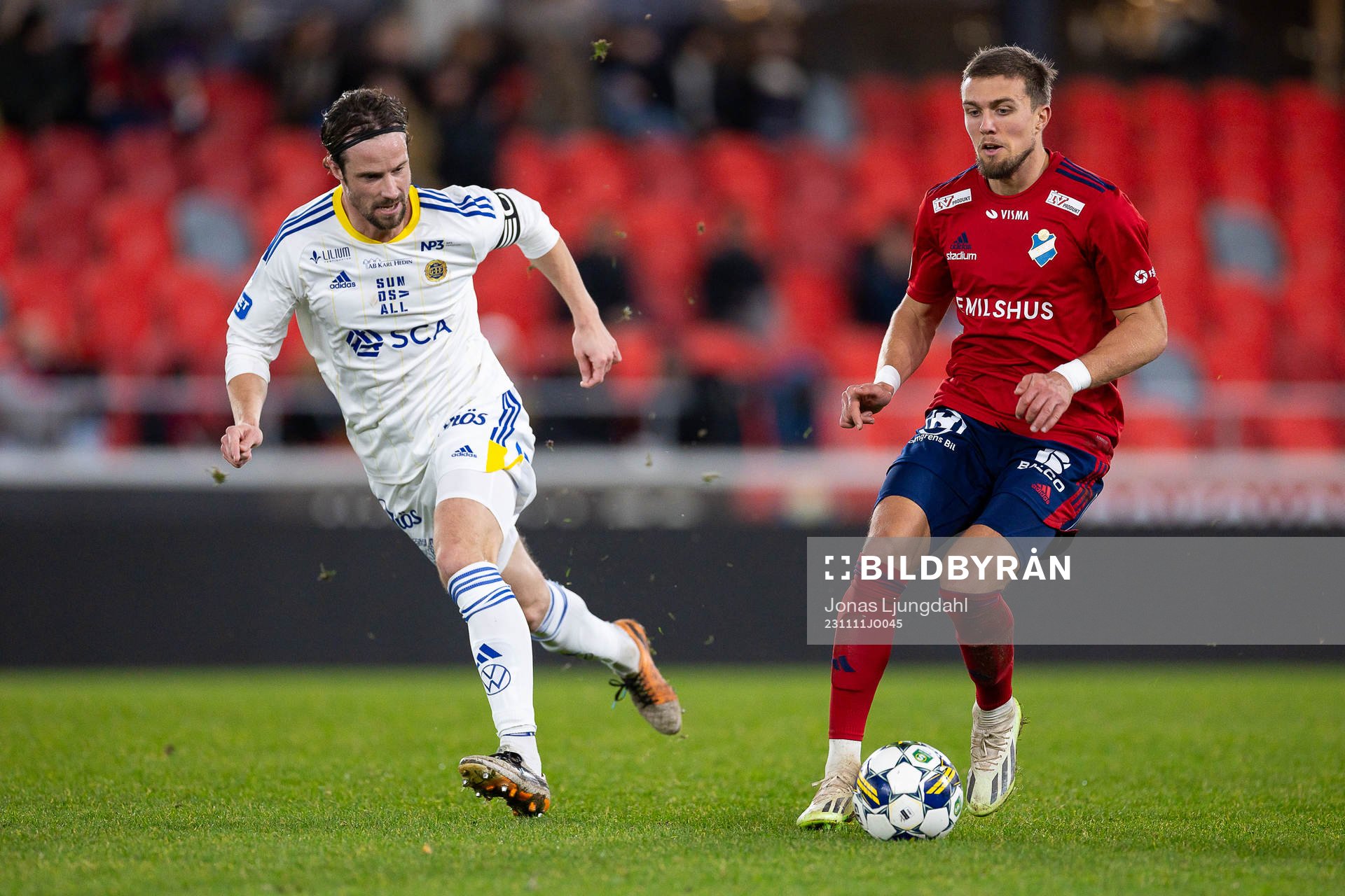 GIF Sundsvalls Linus Hallenius och Östers Ivan Kricak