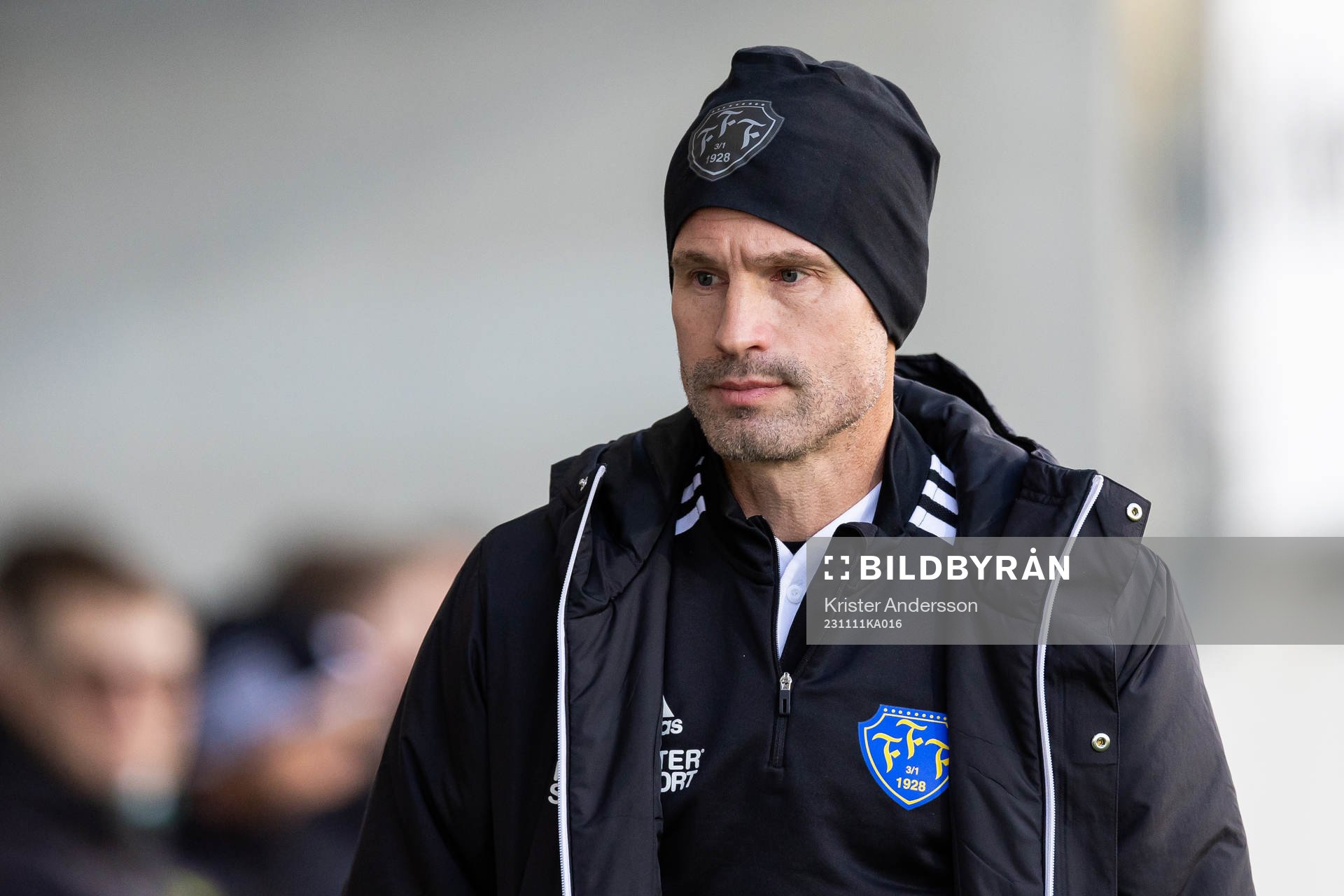 Falkenbergs tränare Christoffer Andersson