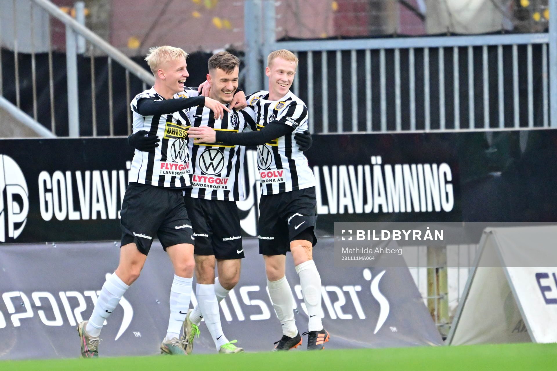 Landskronas Robin Dzabic jublar