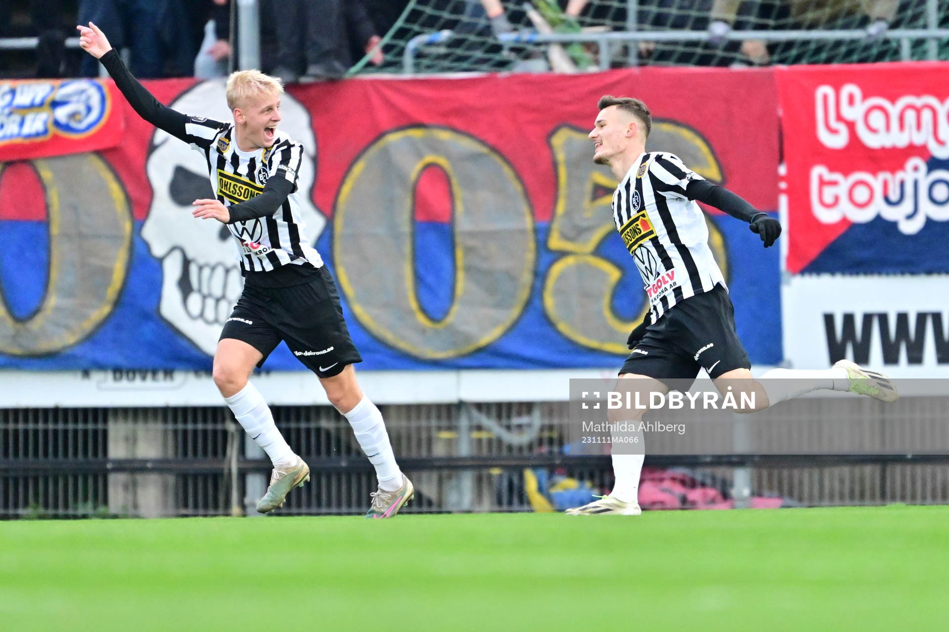Landskronas Robin Dzabic jublar
