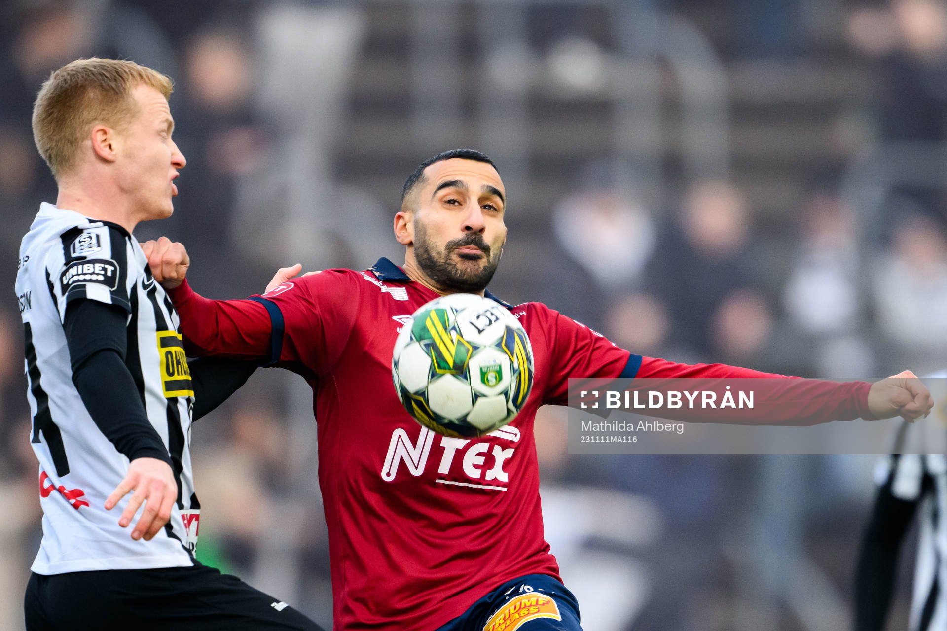 Landskronas David Edvardsson och Örgrytes Sargon Abraham