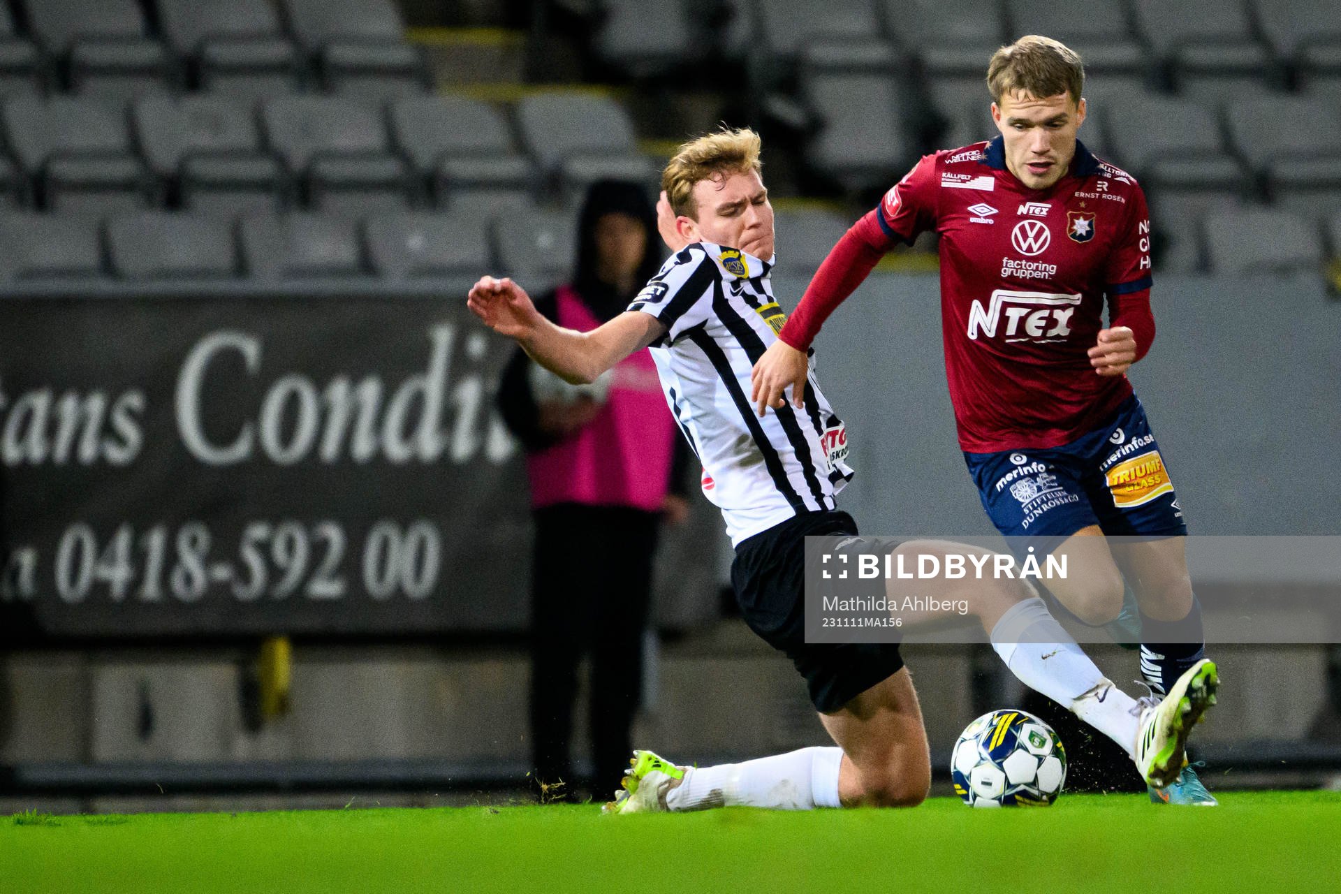 Landskronas Melker Jonsson och Örgrytes Isak Dahlqvist