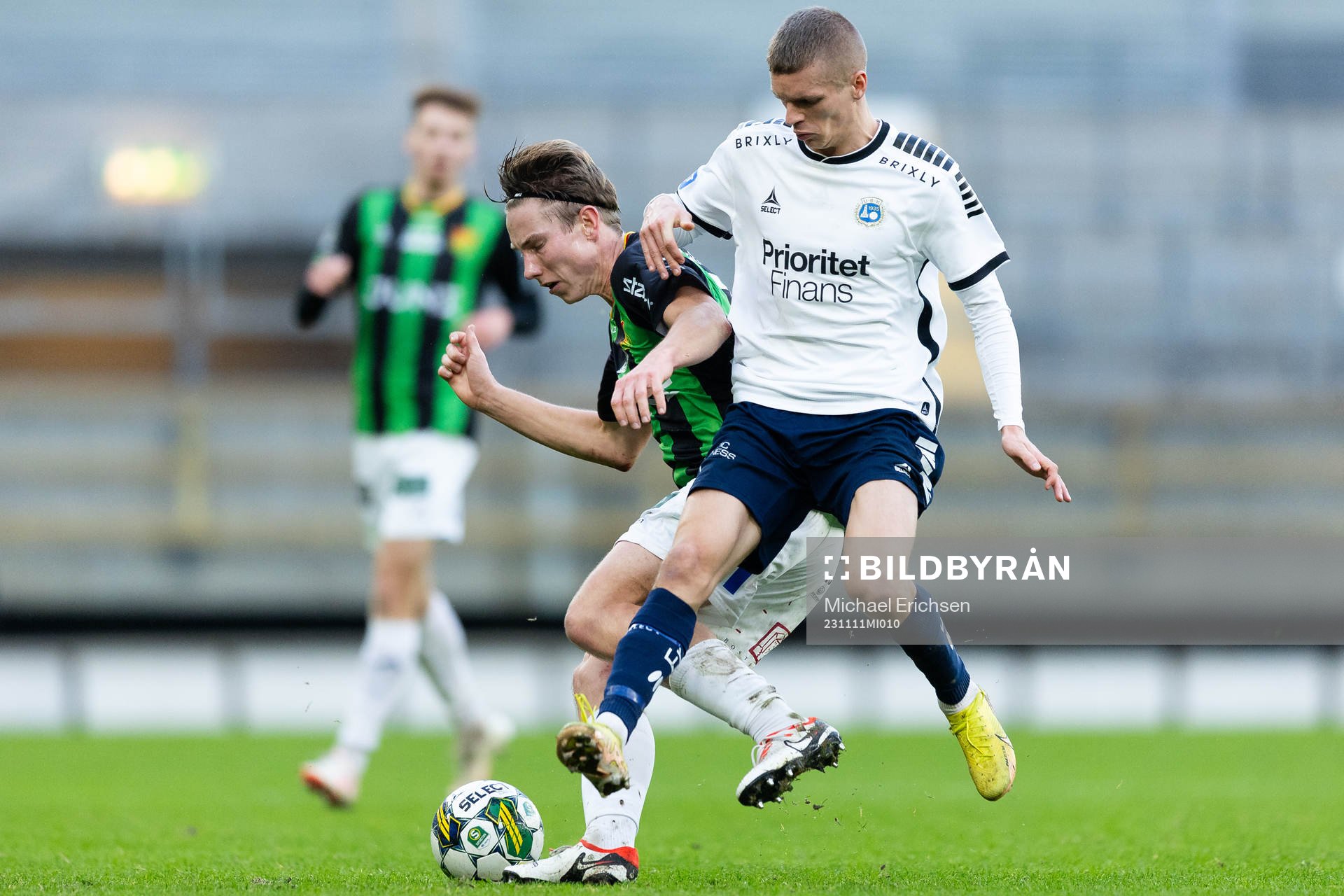 GAIS Robin Frej och Utsiktens Lucas Hedlund