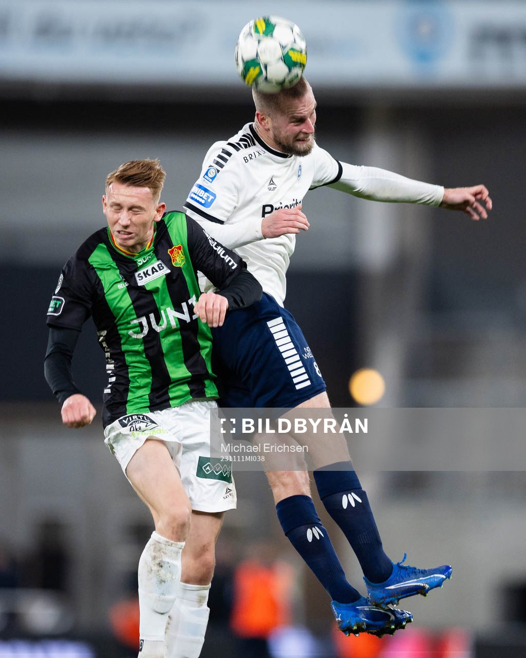 GAIS Julius Lindberg och Utsiktens Alexander Faltsetas
