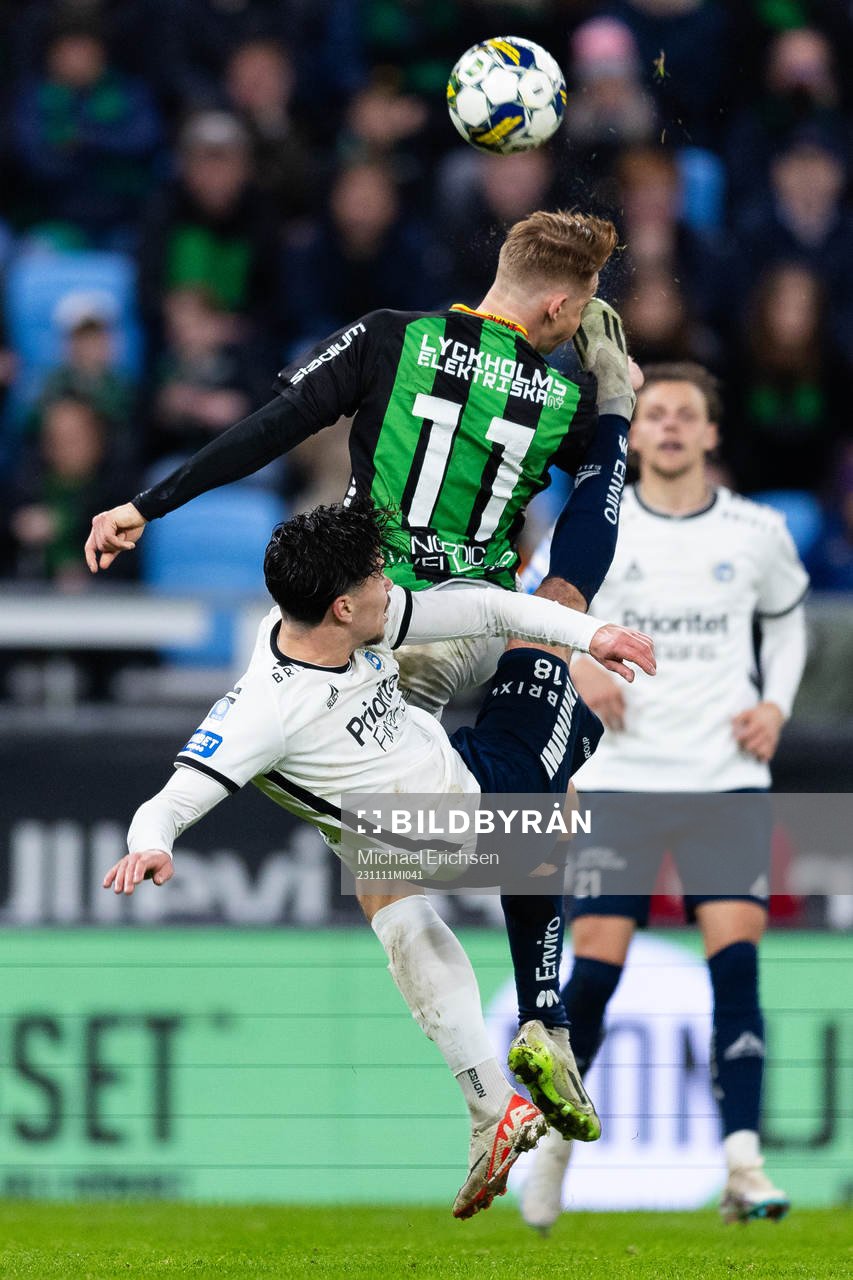 Utsiktens William Milovanovic och GAIS Julius Lindberg