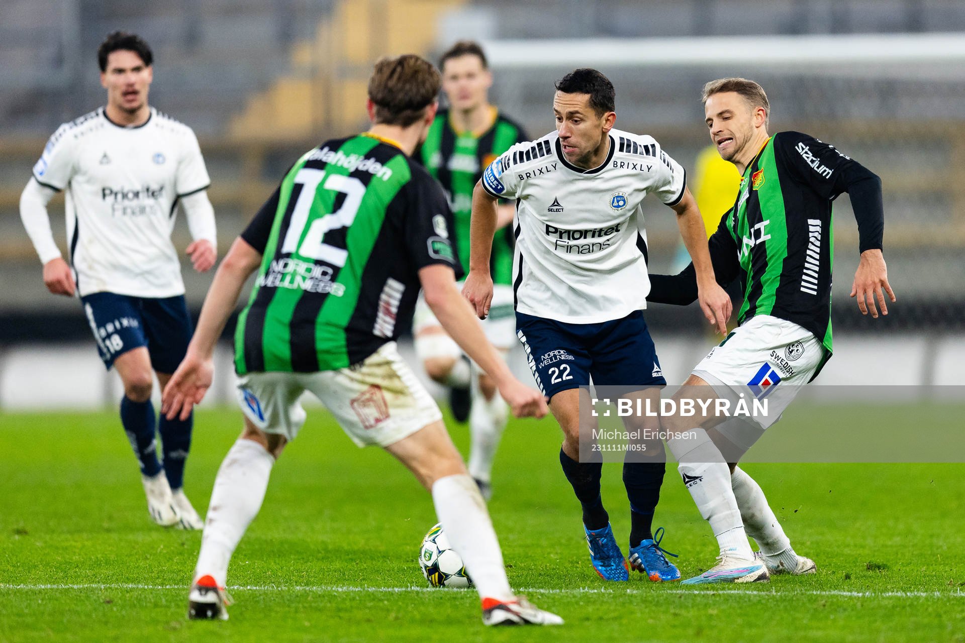 Utsiktens Predrag Randelovic och GAIS Gustav Lundgren