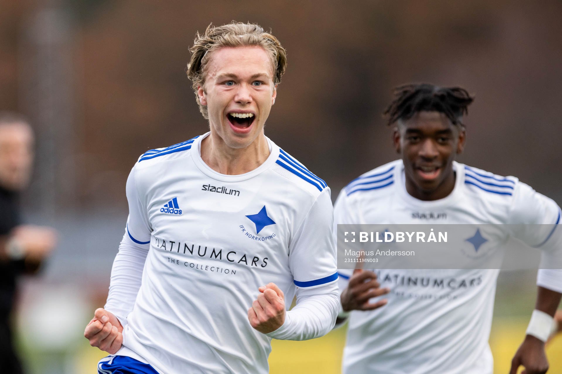 IFK Norrköpings Jesper Lindvall jublar