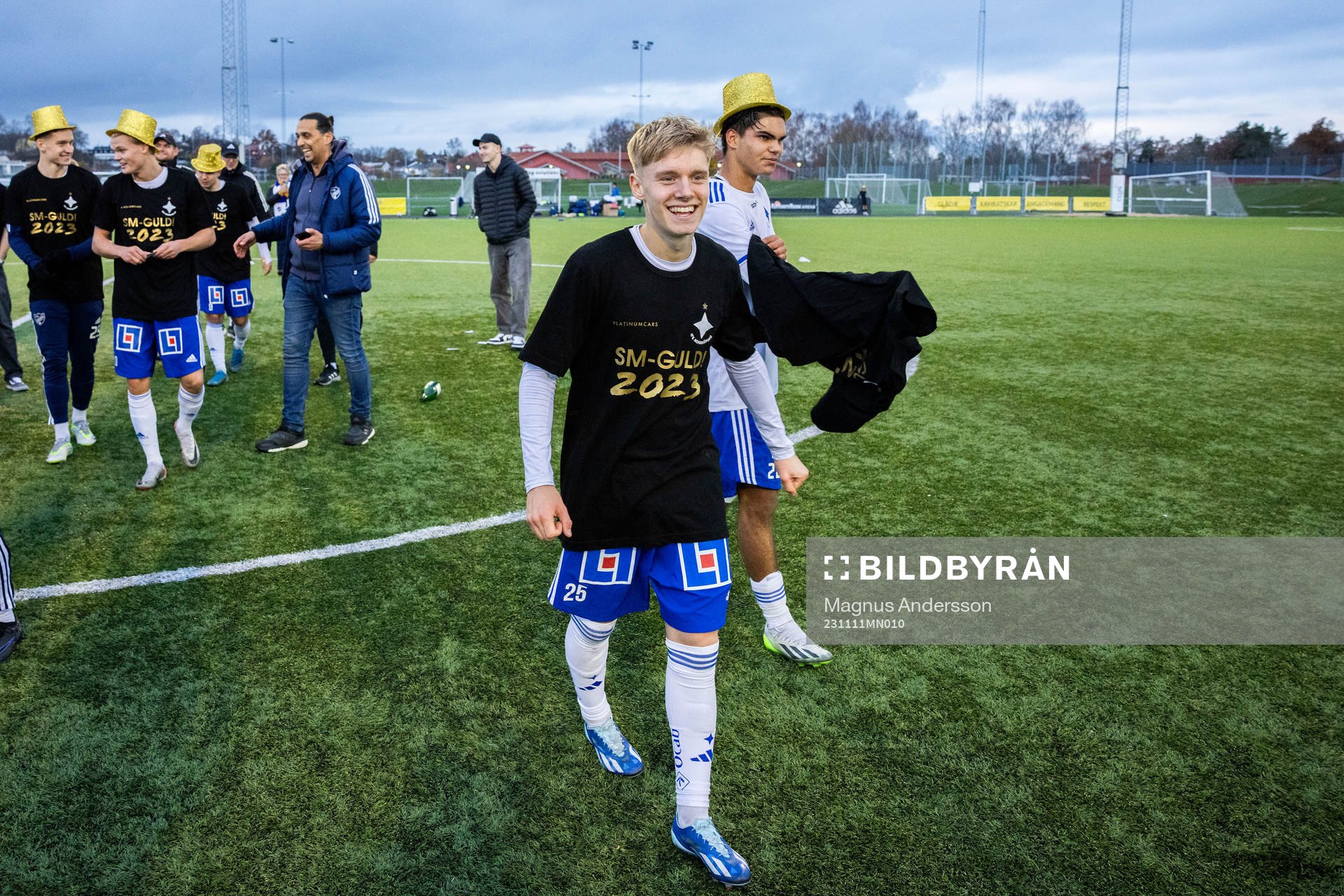IFK Norrköpings Isak Ellbring  jublar
