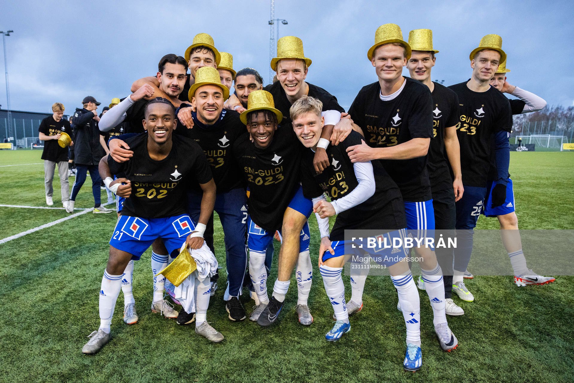 IFK Norrköpings spelare jublar