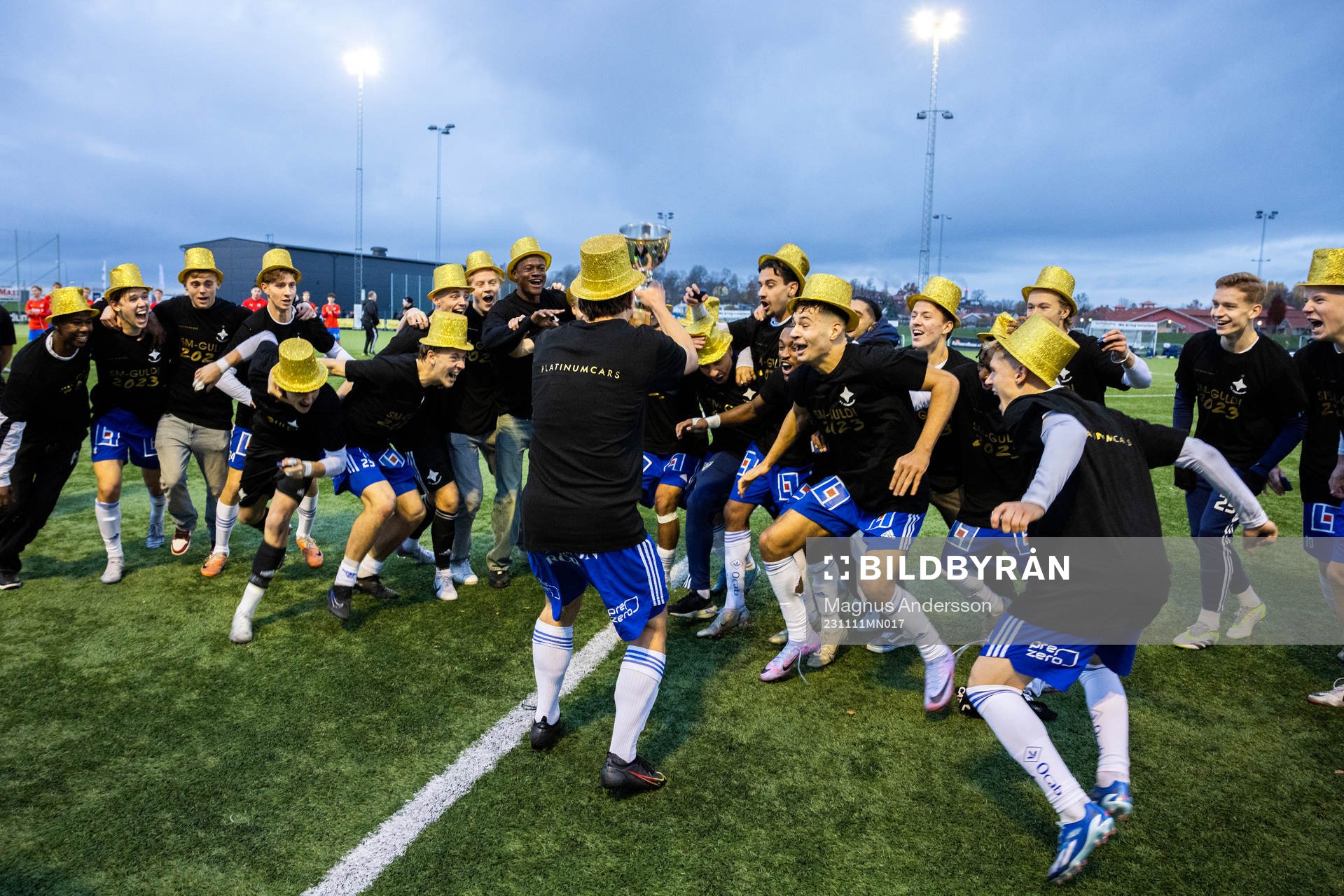 IFK Norrköpings spelare jublar