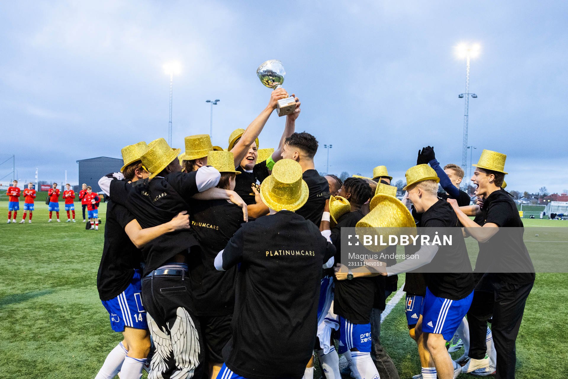 IFK Norrköpings spelare jublar