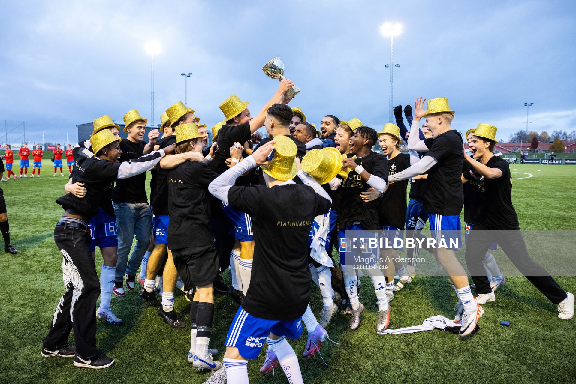 IFK Norrköpings spelare jublar