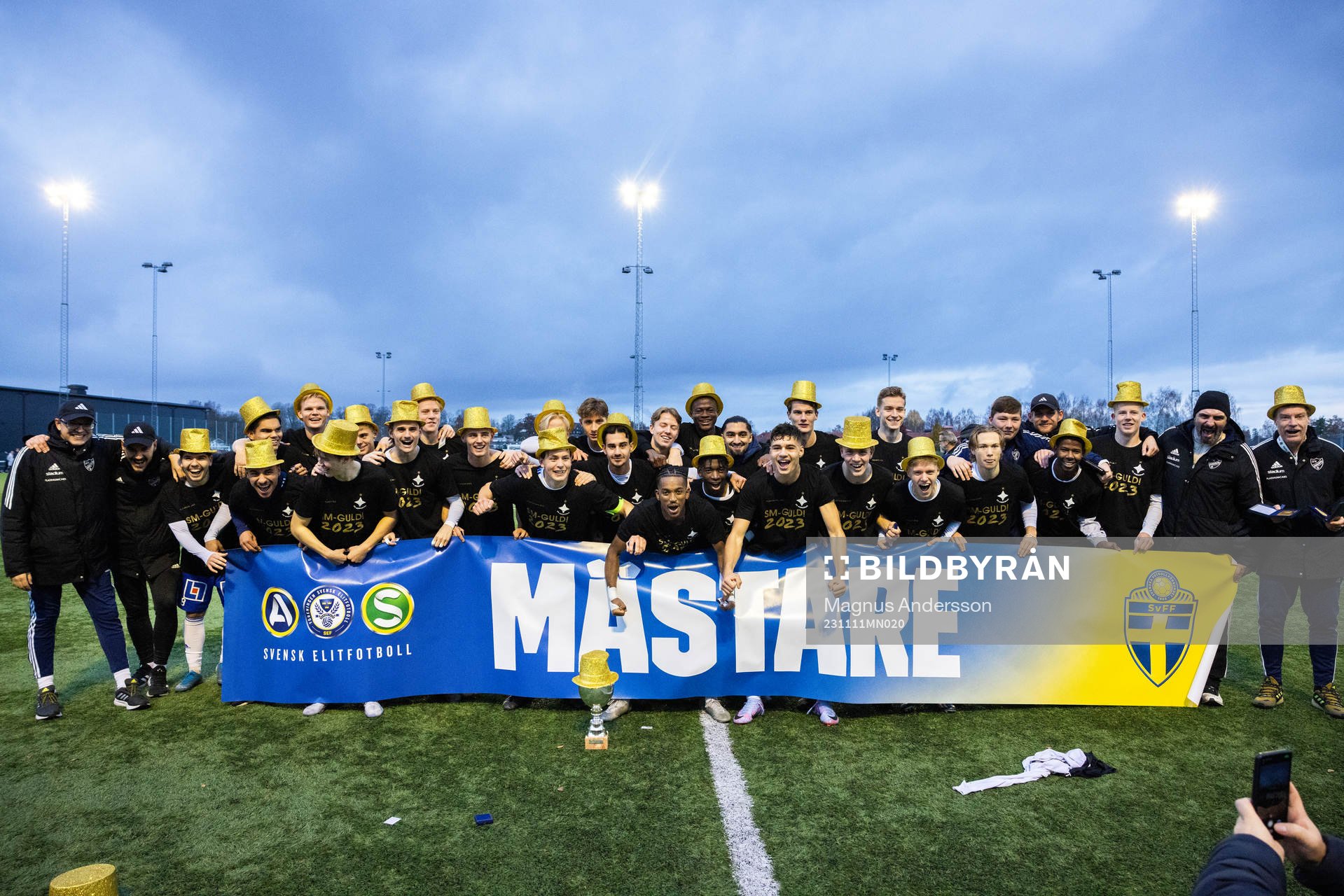 IFK Norrköpings spelare jublar