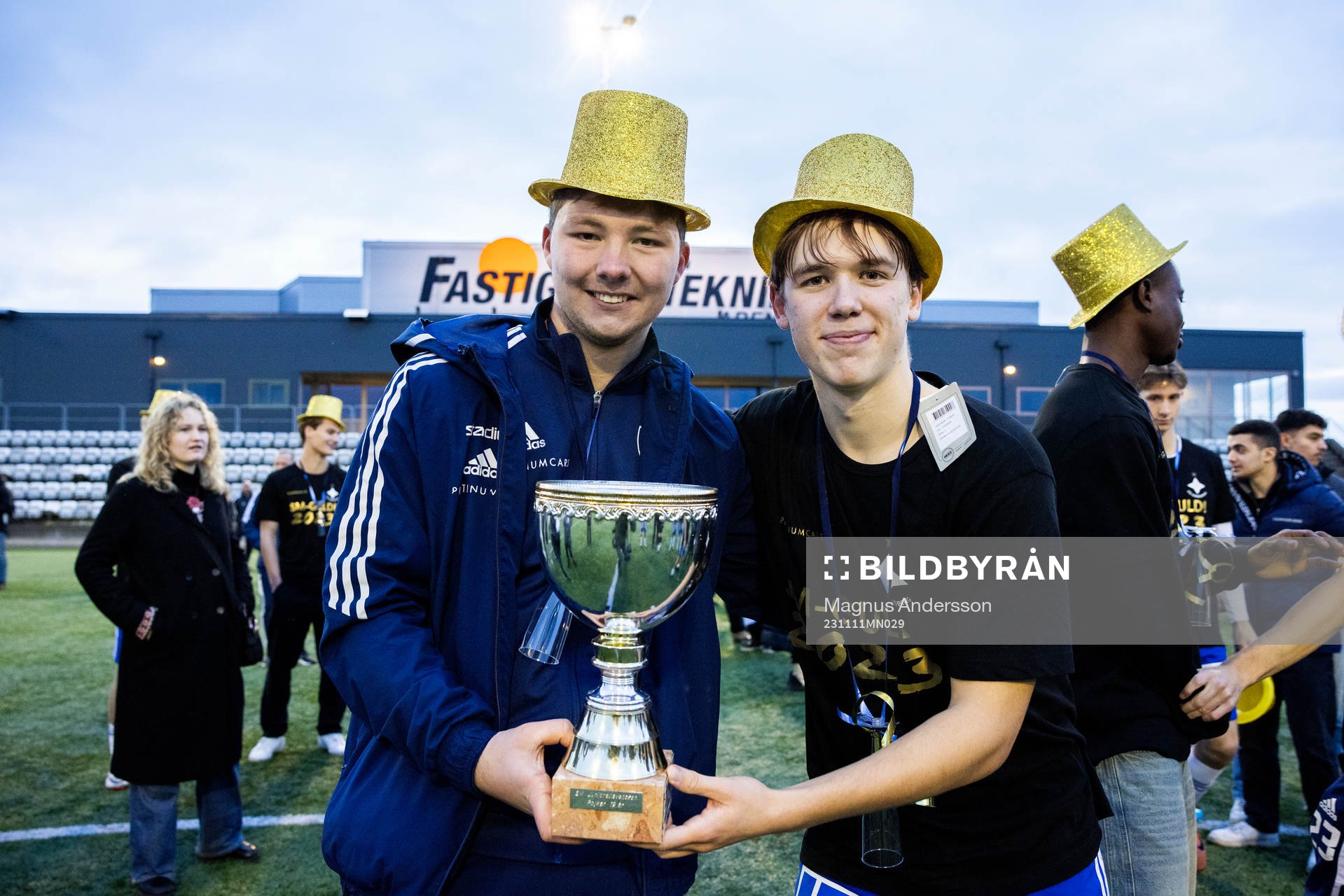 IFK Norrköpings målvaktstränare Axel Lindgren och Ture
