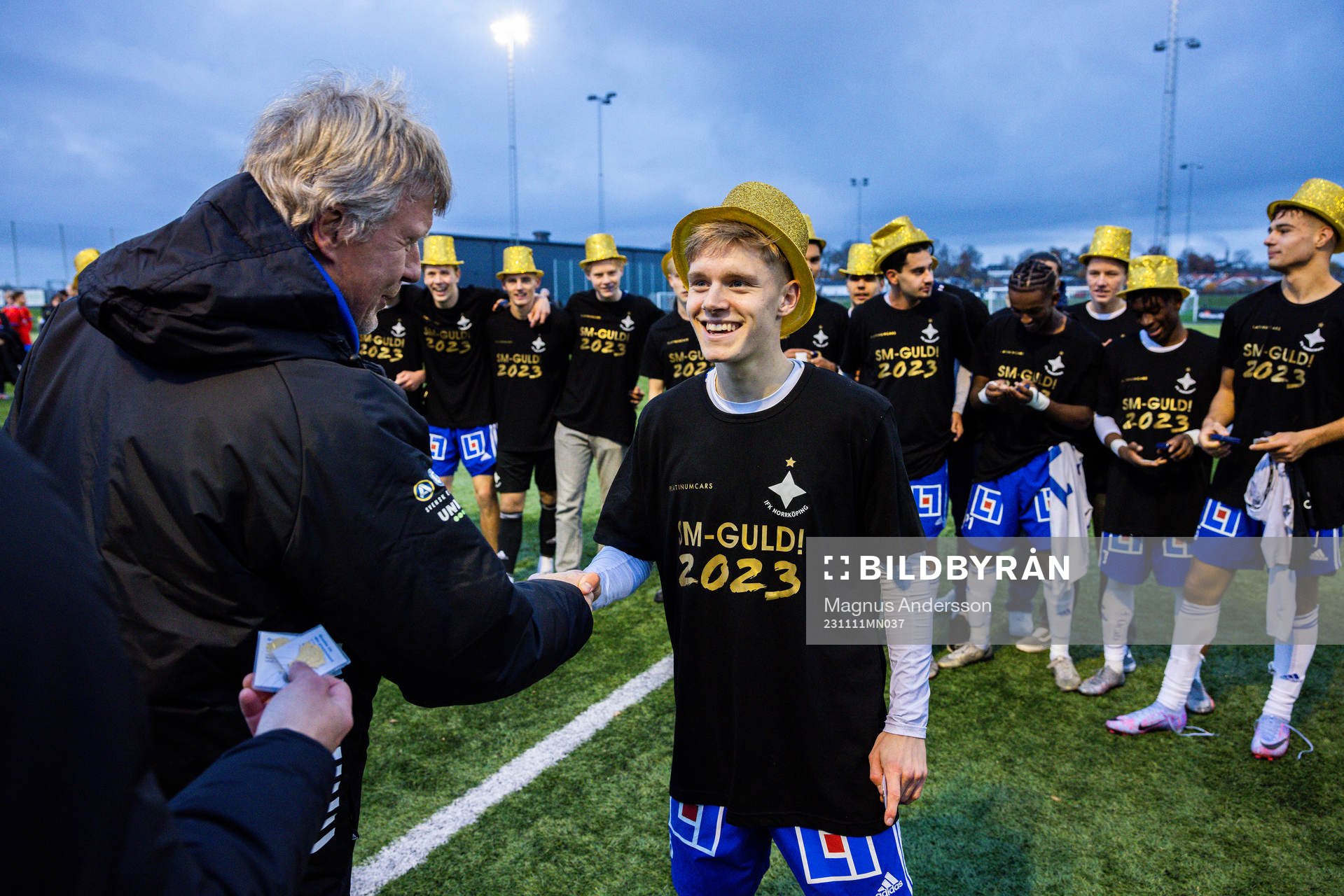 IFK Norrköpings Isak Ellbring jublar