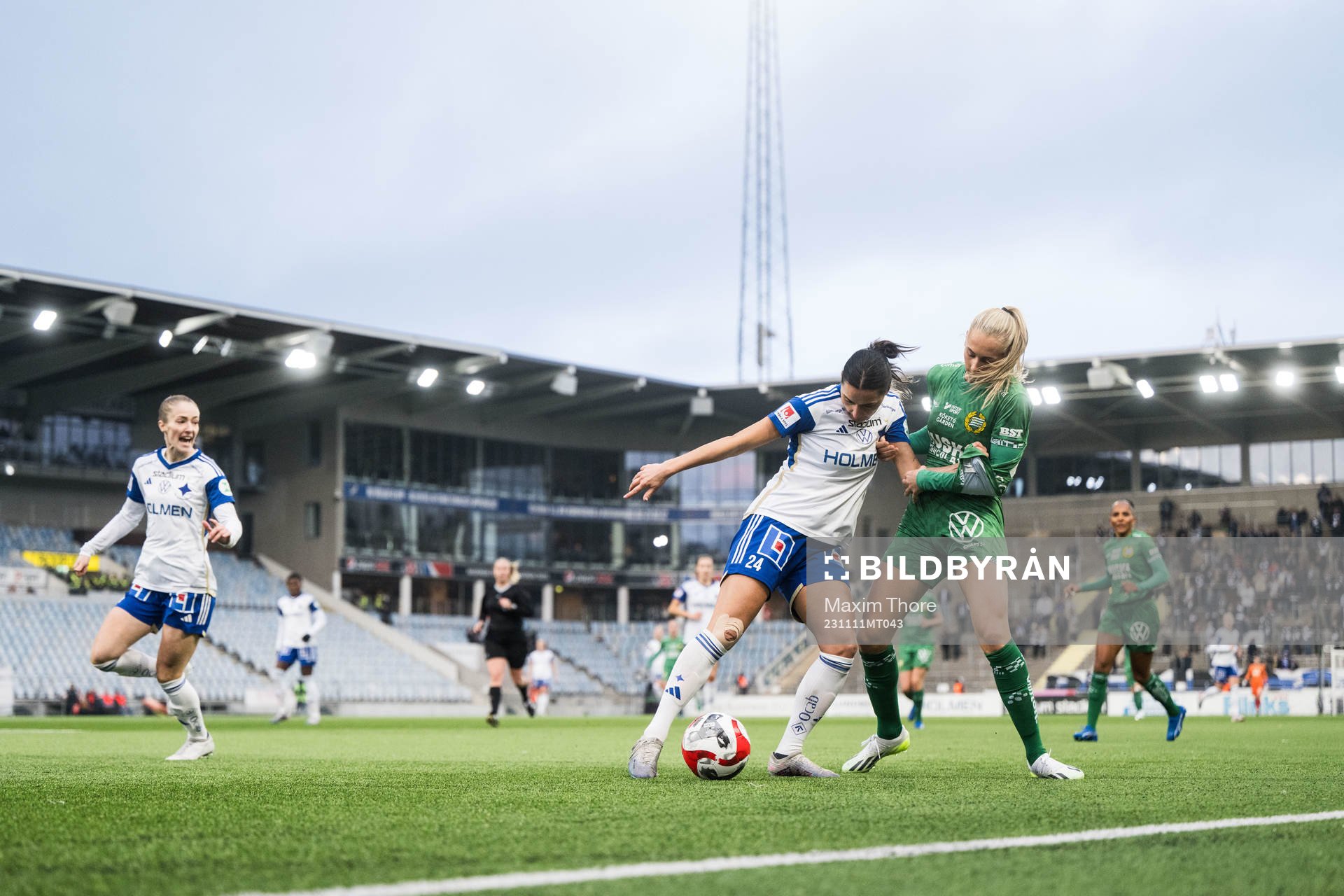 IFK Norrköpings Irma Cajlakovic och Hammarbys Ellen