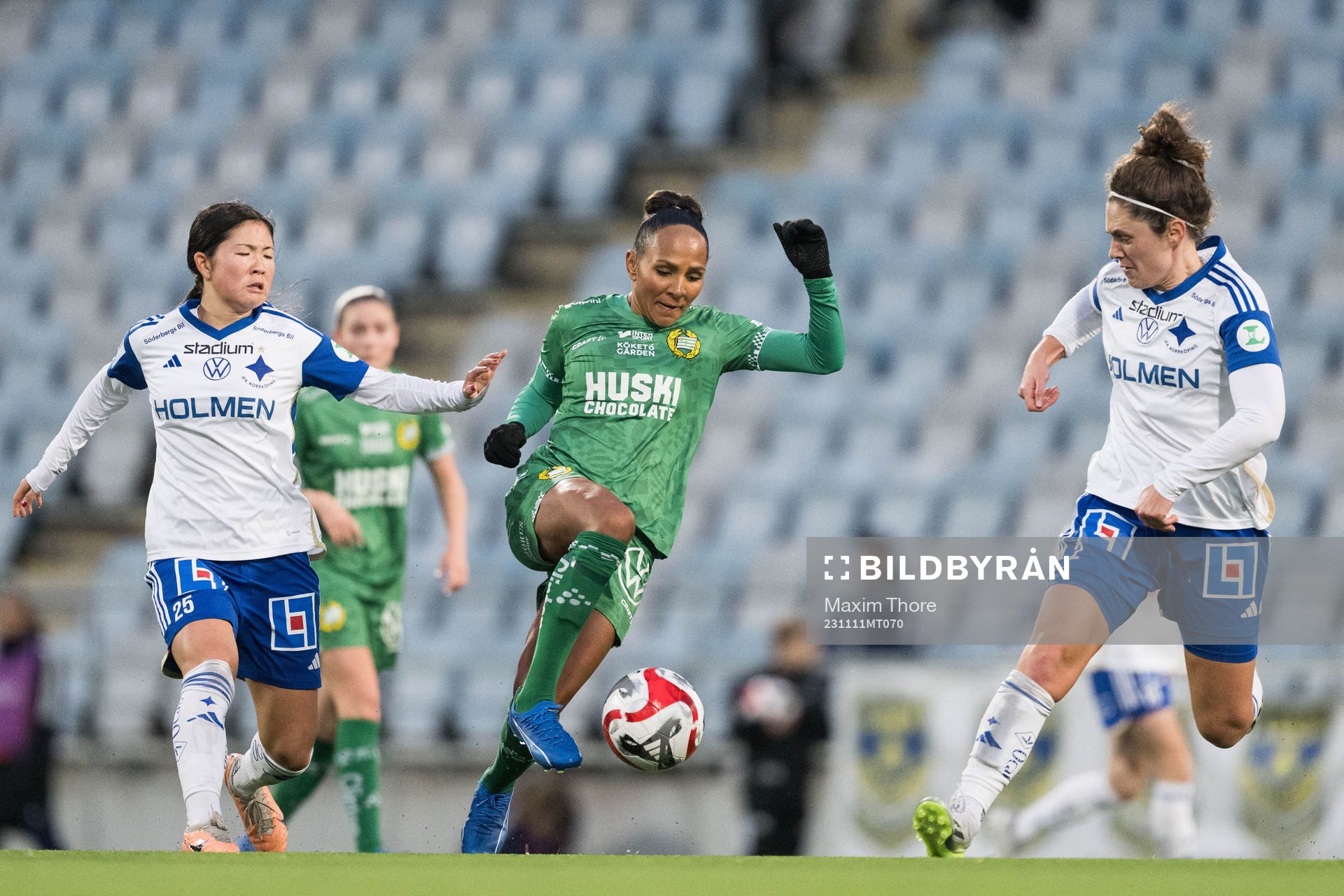 IFK Norrköpings Viktoria Veber och Hammarbys Madelen Janogy
