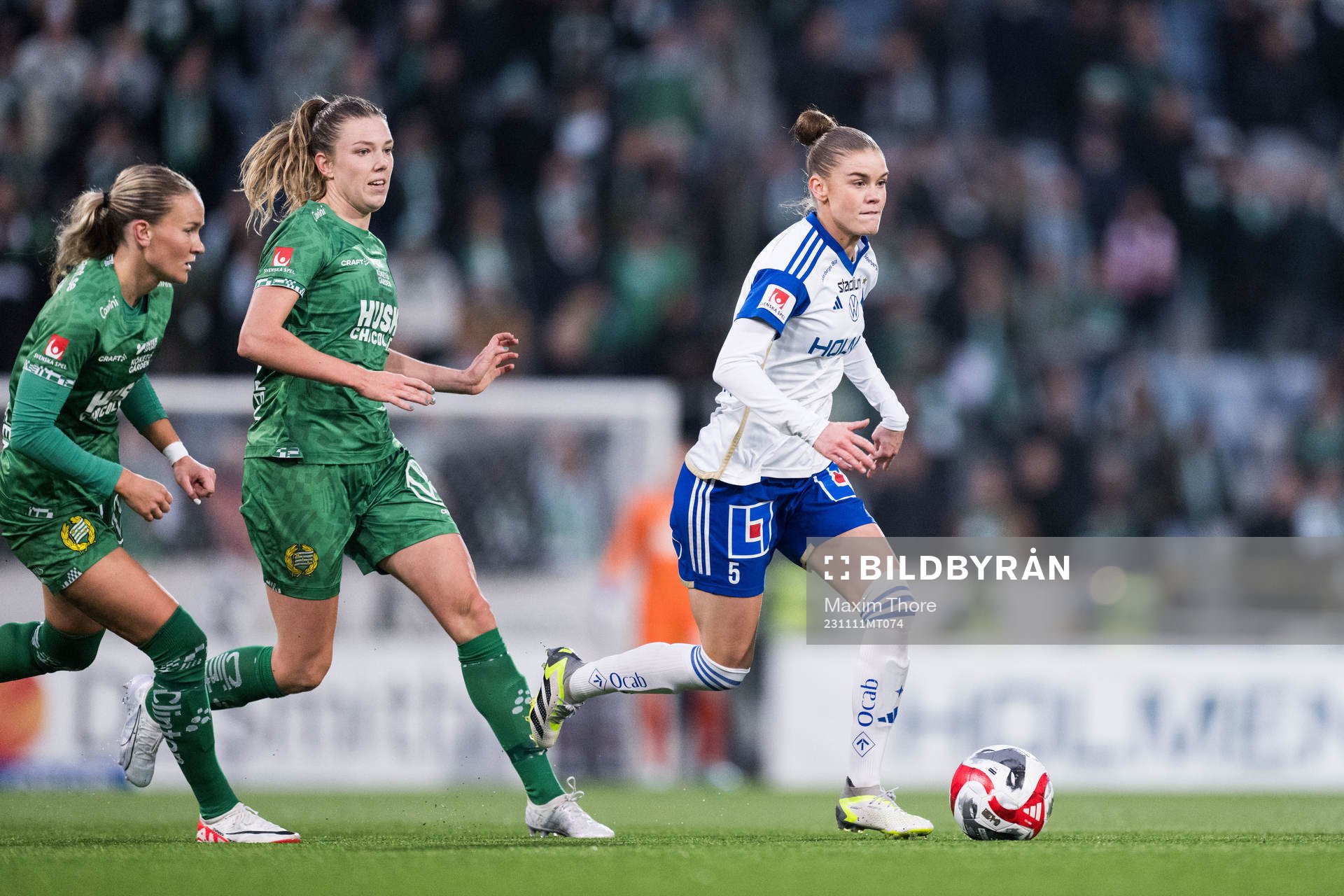 Hammarbys Emma Westin och IFK Norrköpings My Cato