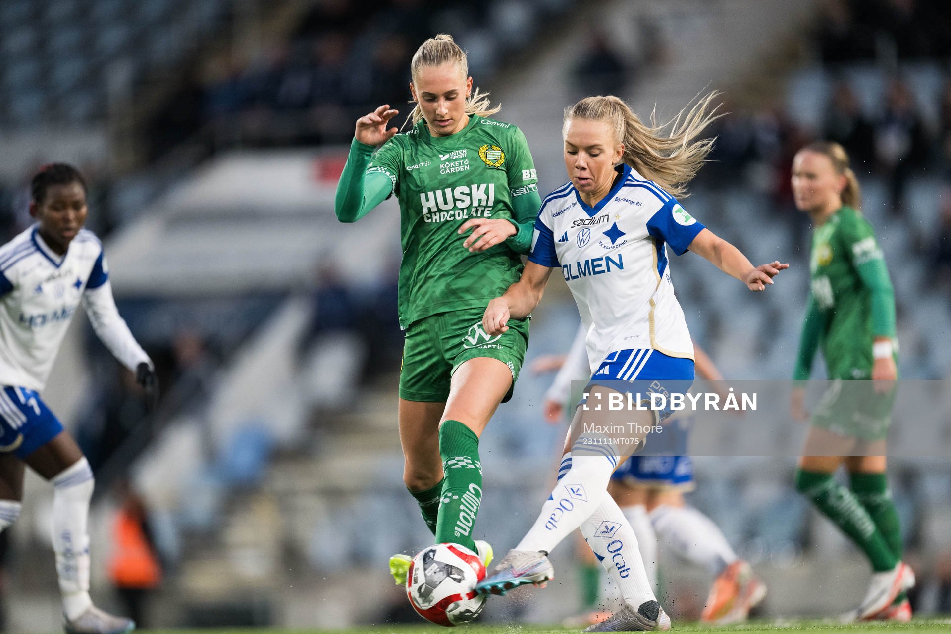 Hammarbys Ellen Wangerheim och IFK Norrköpings Freja