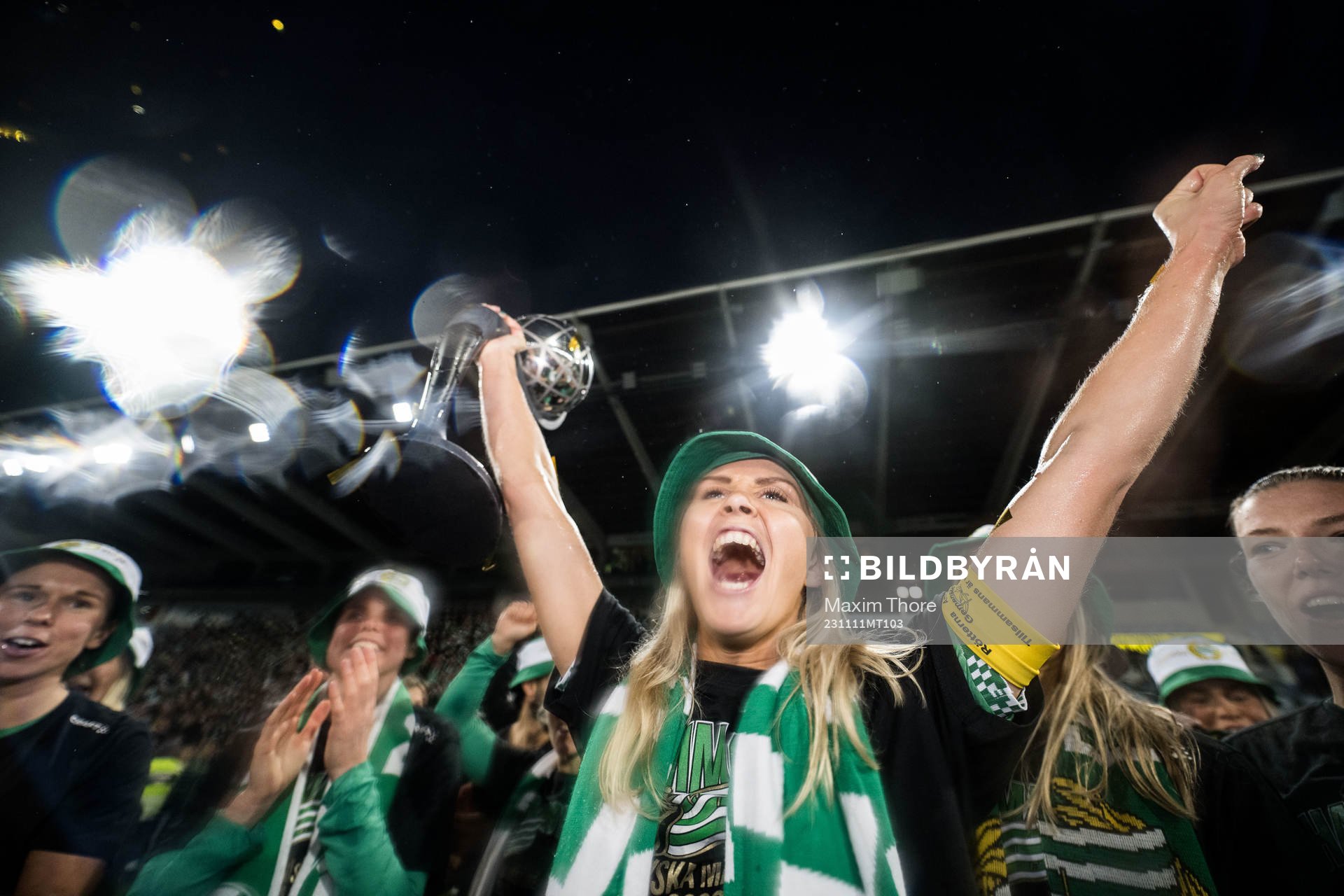 Hammarbys Alice Carlsson jublar
