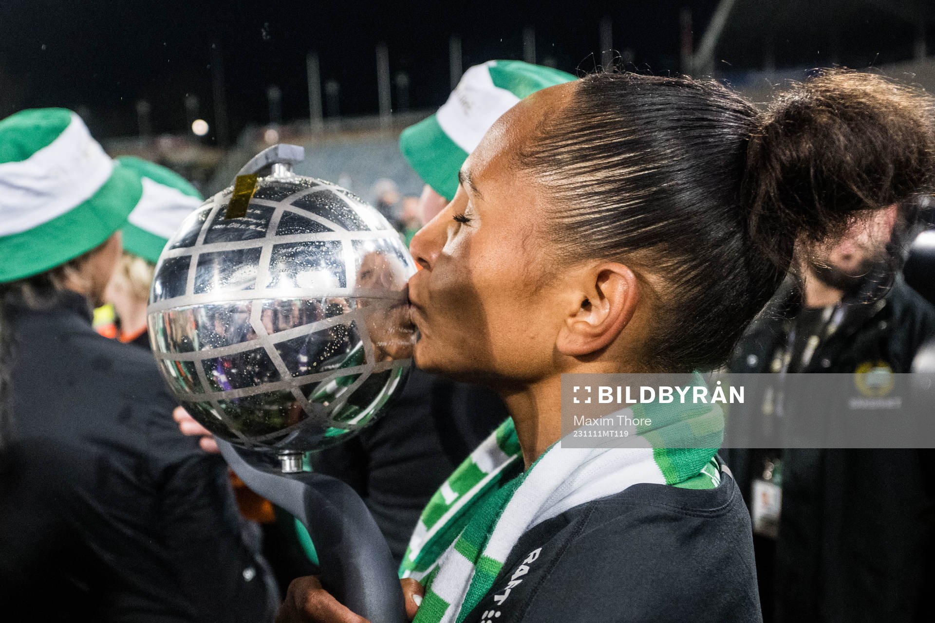 Hammarbys Madelen Janogy jublar