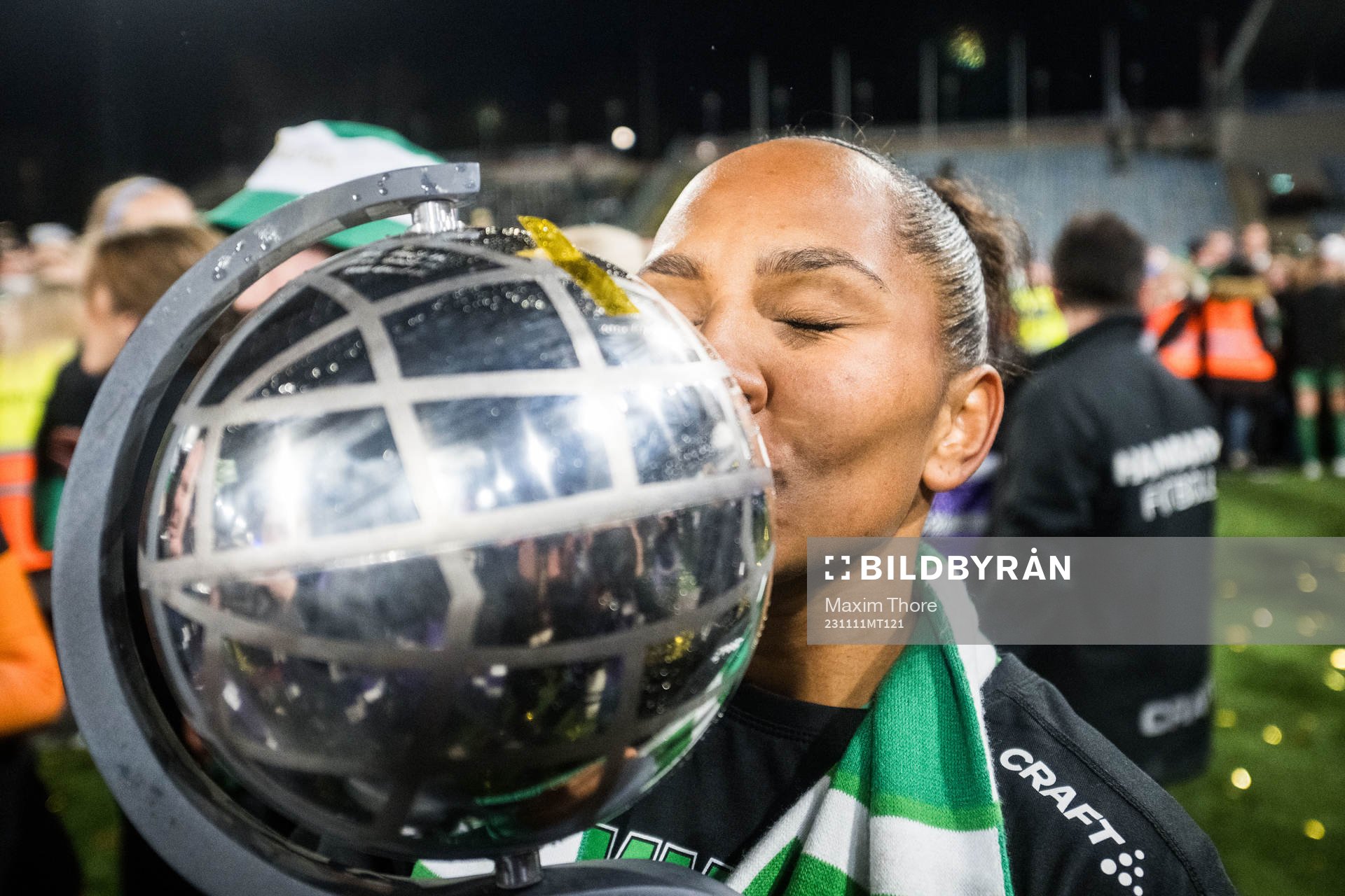 Hammarbys Madelen Janogy jublar