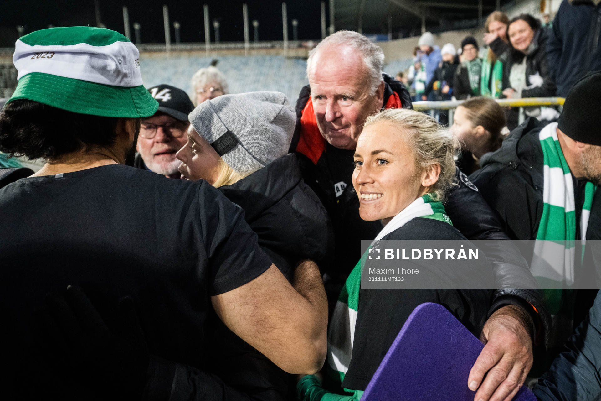 Hammarbys Ellen Gibson jublar