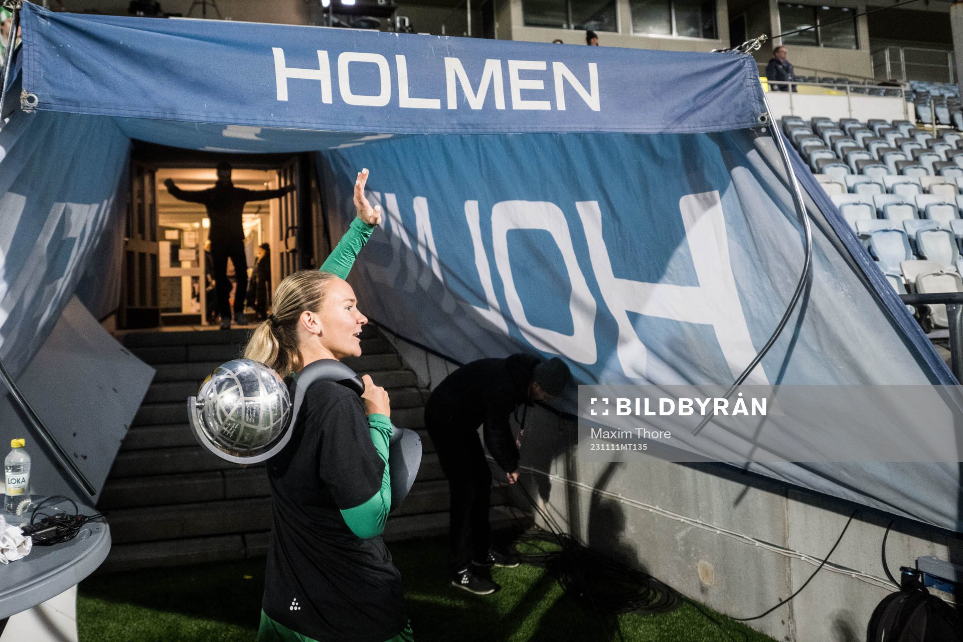Hammarbys Matilda Vinberg jublar