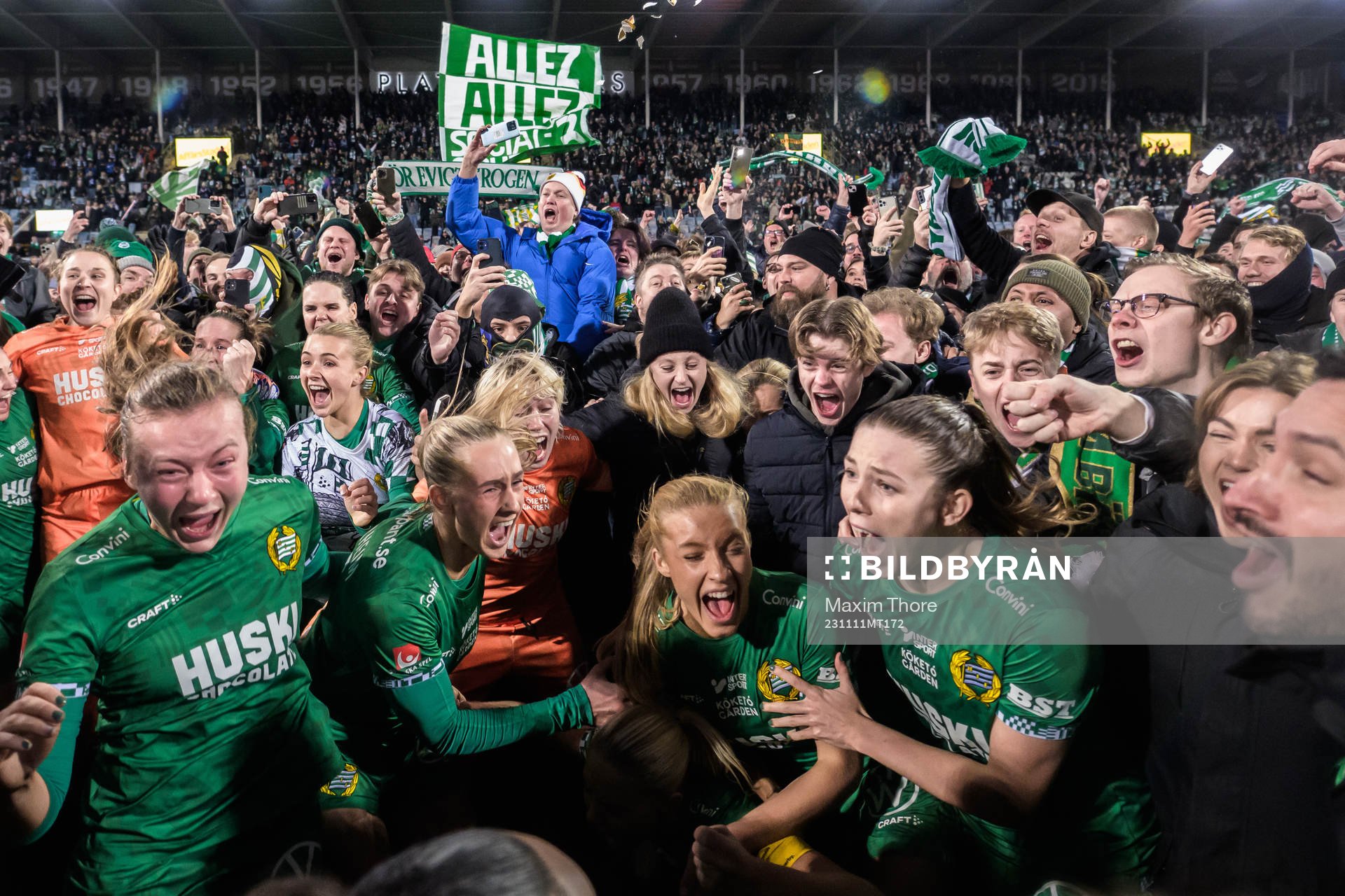 Hammarbys Smilla Holmberg och tränare Pablo Pinones-Arce