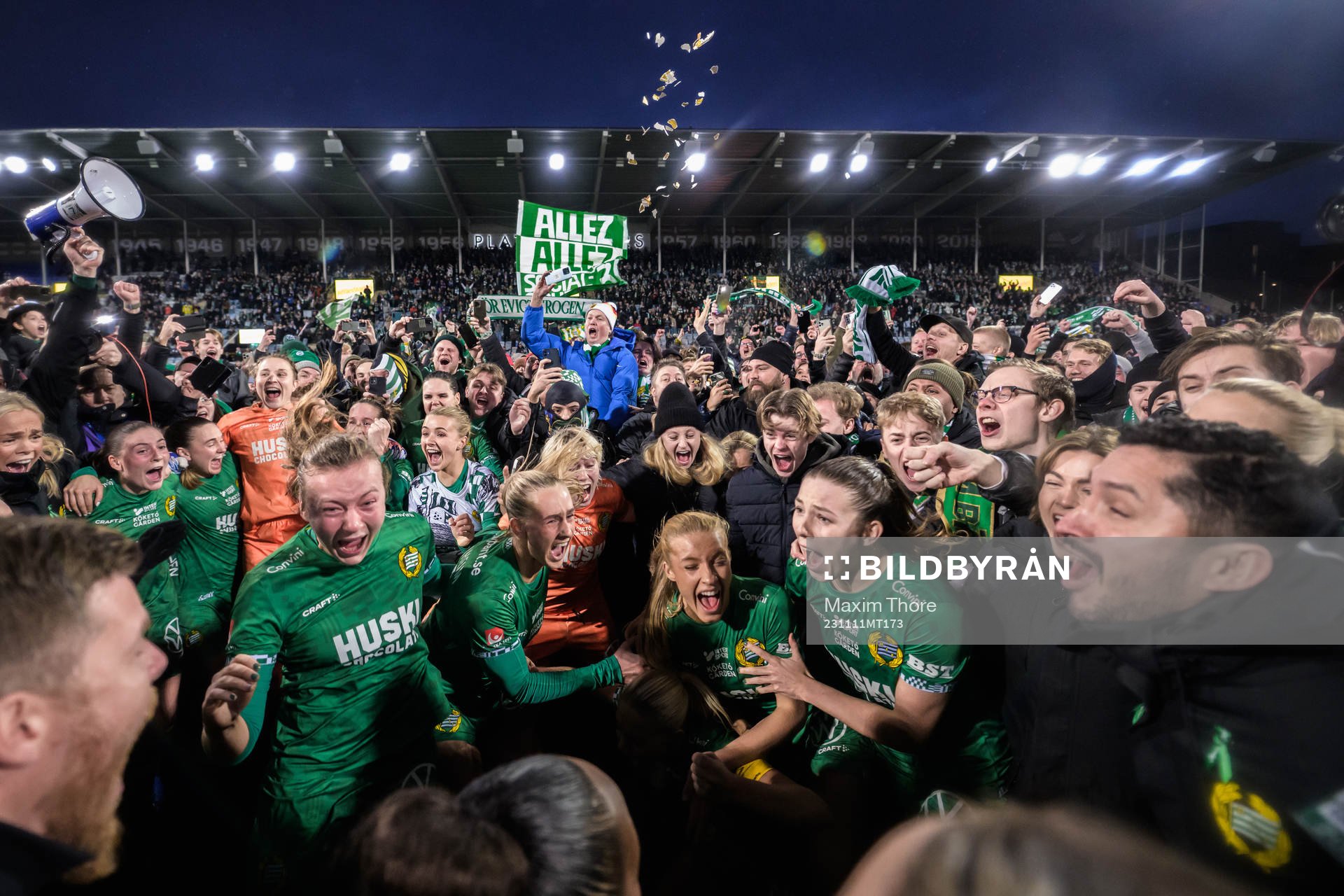 Hammarbys Smilla Holmberg och tränare Pablo Pinones-Arce