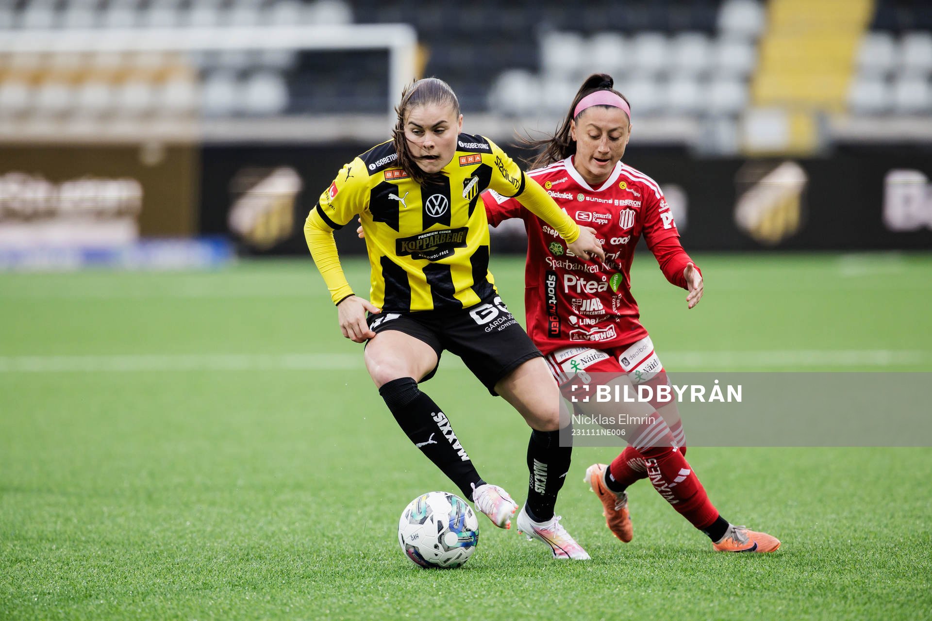 Häckens Hanna Wijk och Piteås Katrina Guillou