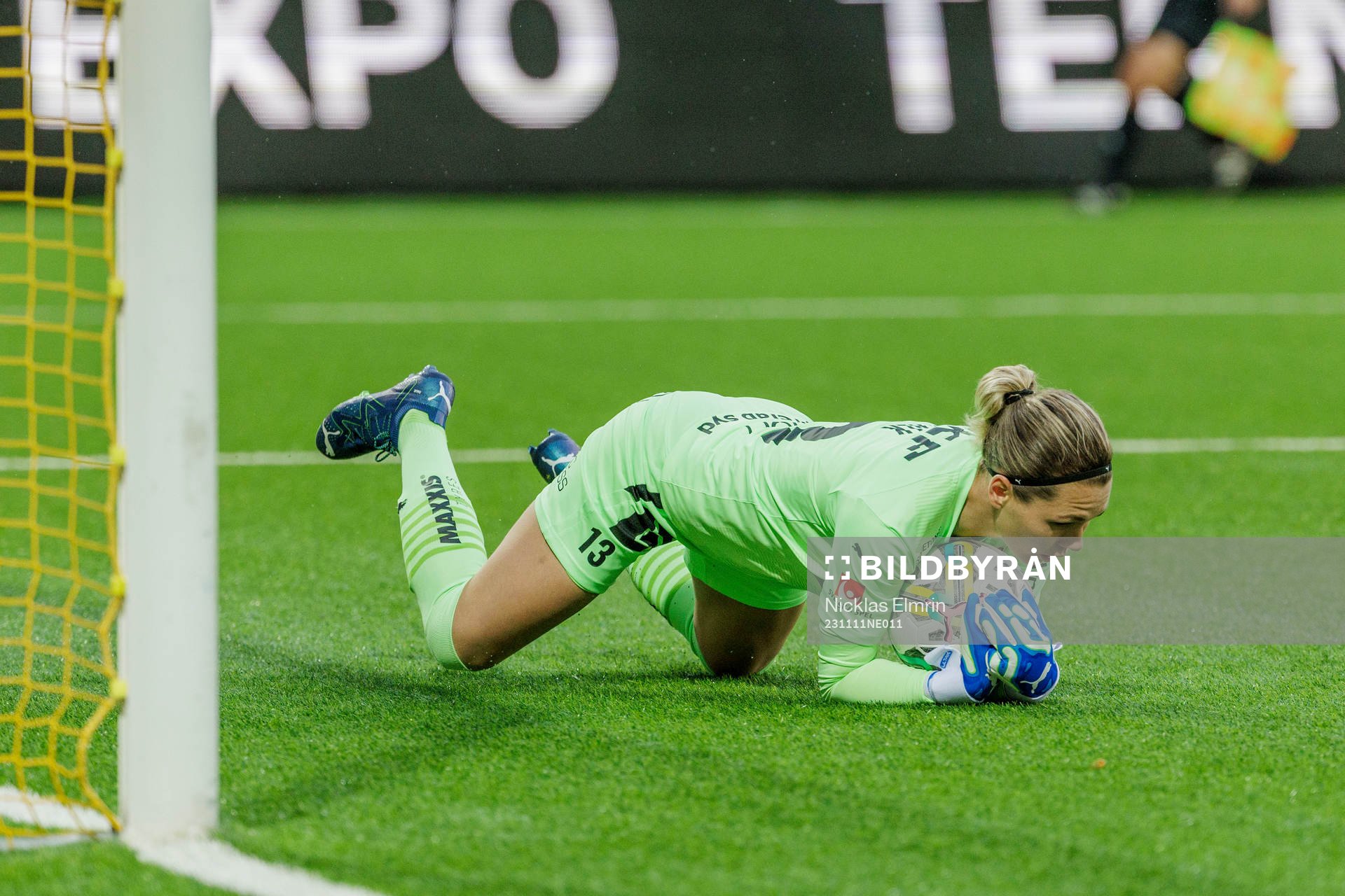 Häckens målvakt Jennifer Falk