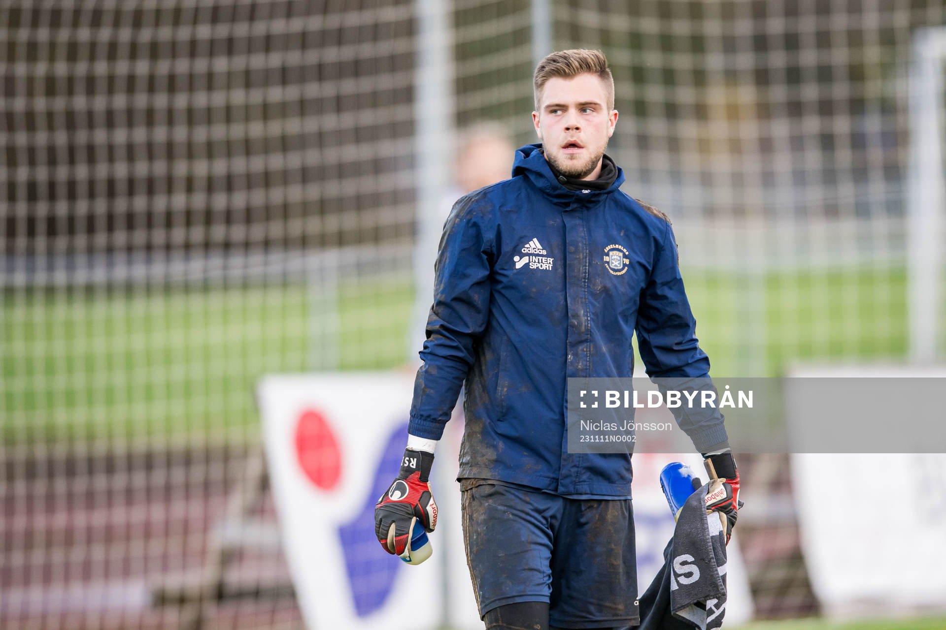 Ängelholms målvakt Robin Streifert