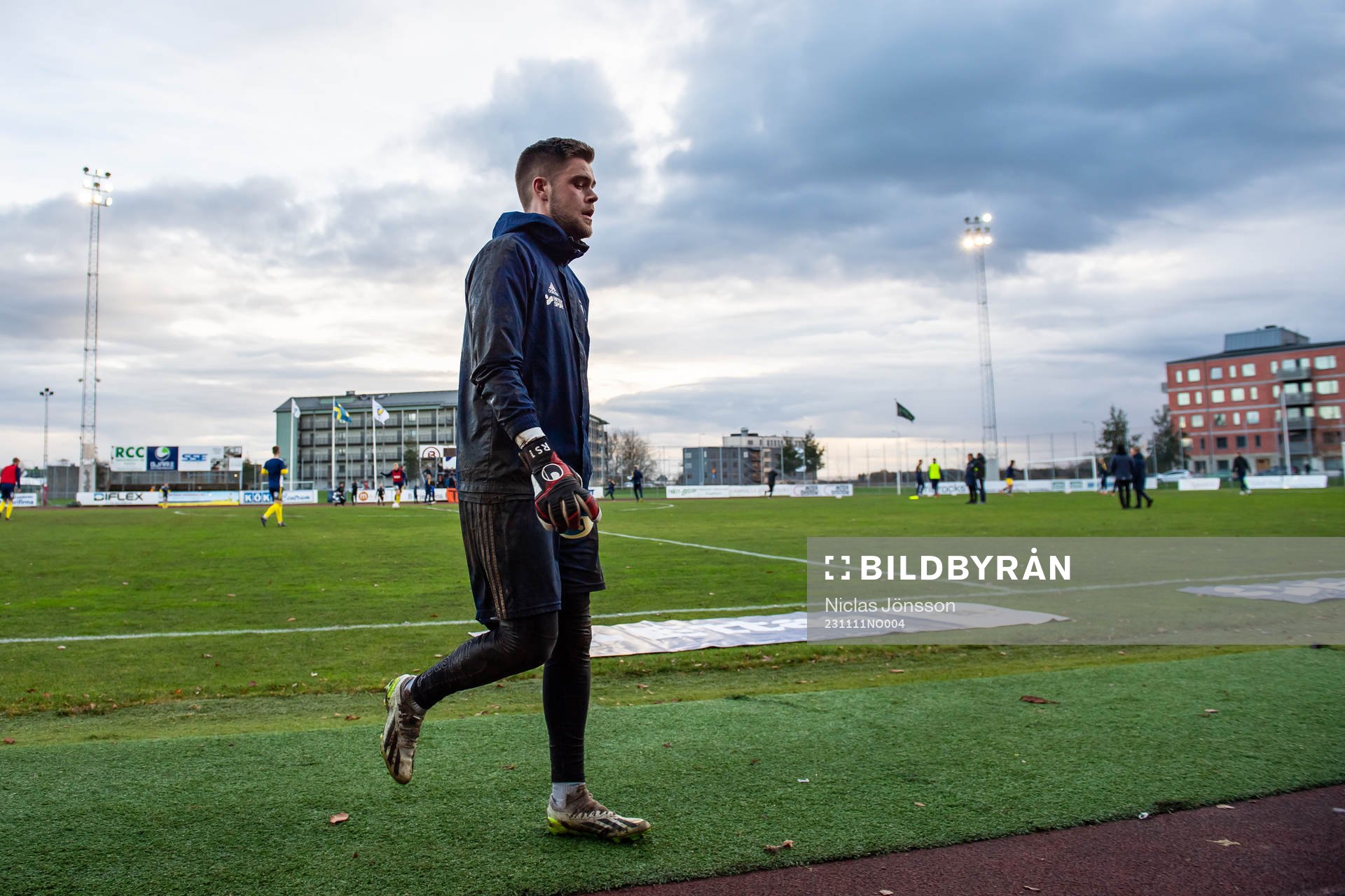 Ängelholms målvakt Robin Streifert