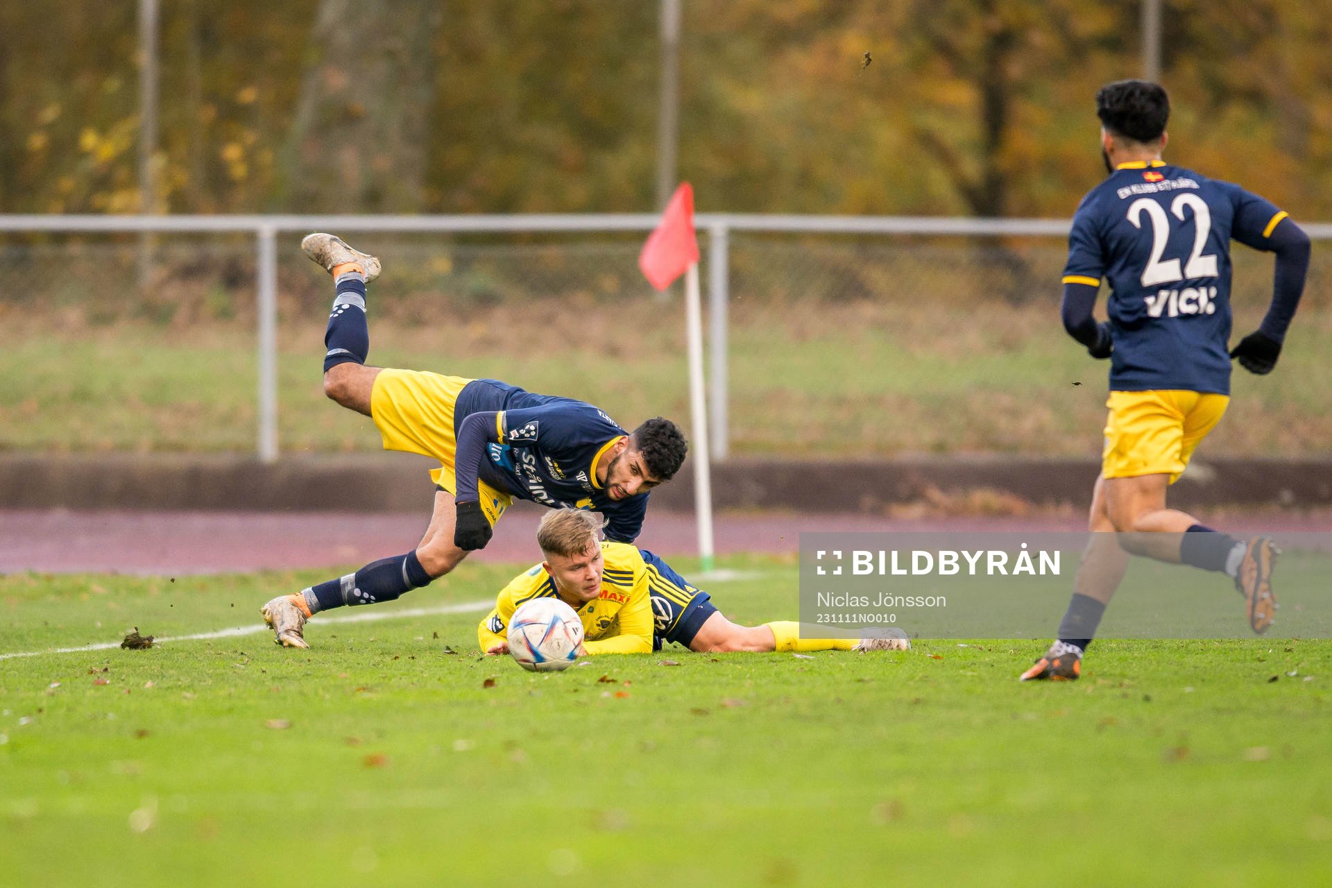 Torns IFs Omar Khattab och Ängelholms Vincent Sundberg