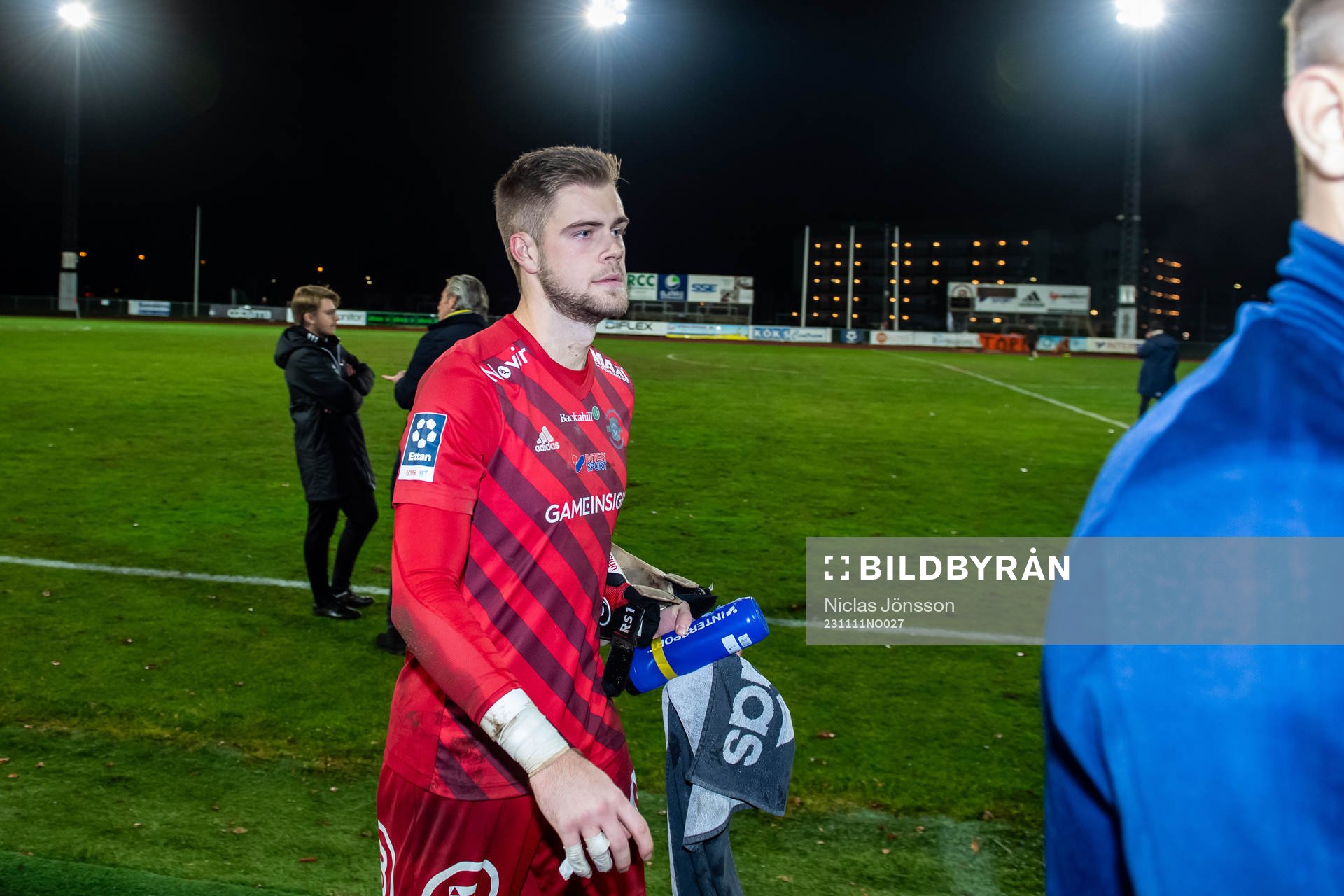 Ängelholms målvakt Robin Streifert
