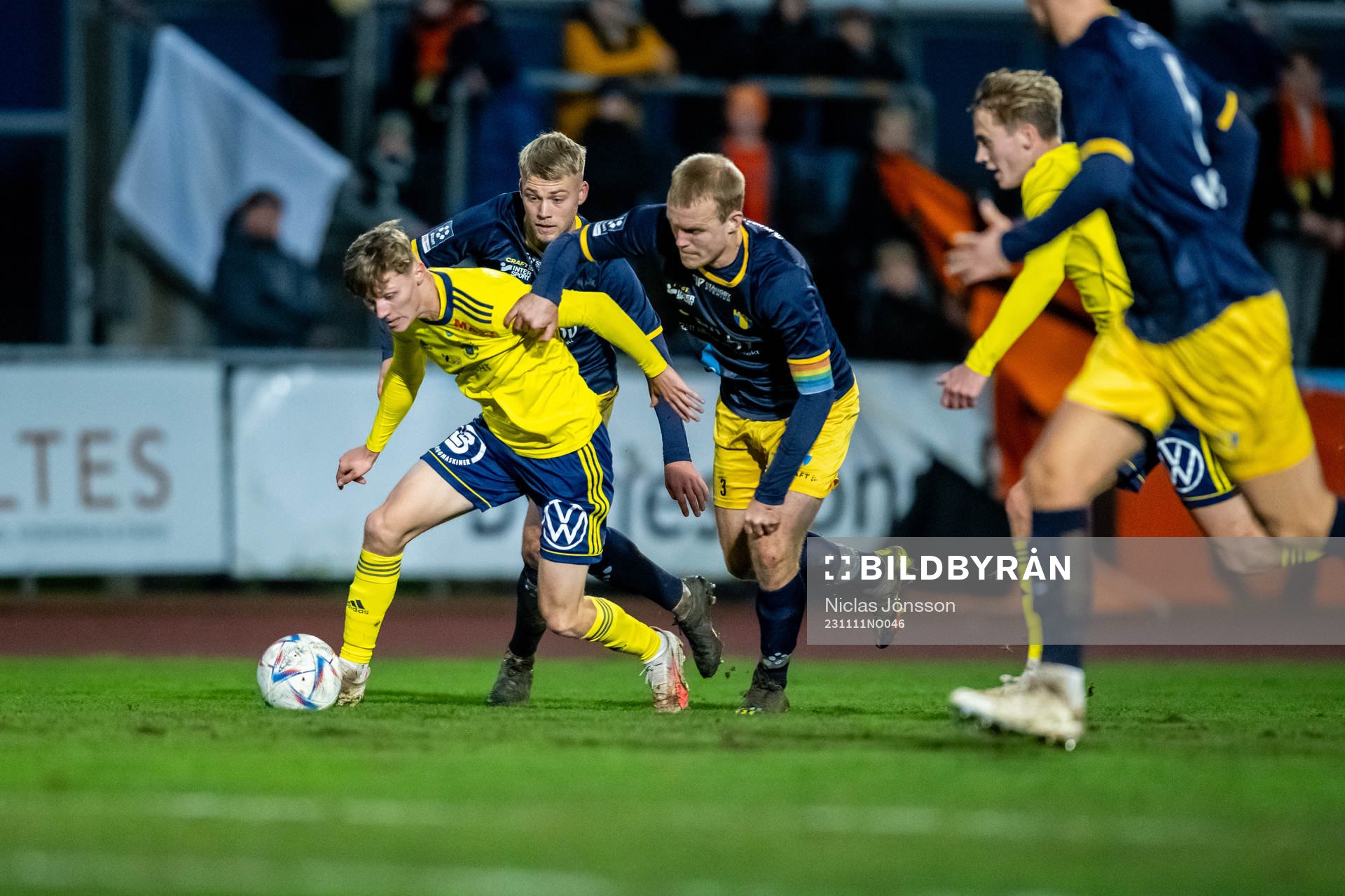 Ängelholms Anton Nilsson och Torns IFs Adam Olofsson