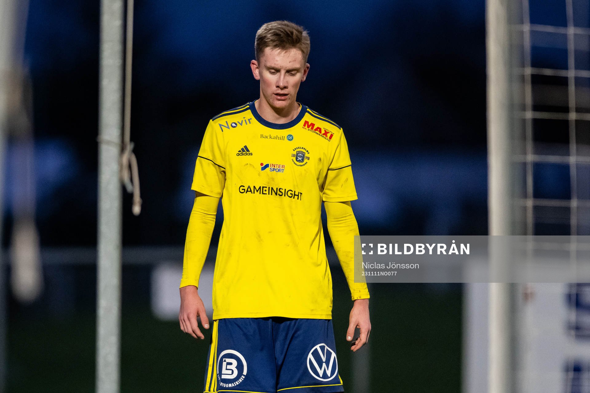Ängelholms Karl Gunnarsson deppar