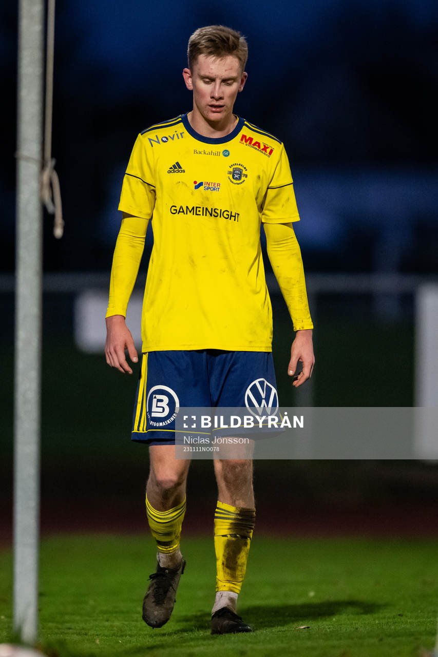 Ängelholms Karl Gunnarsson deppar