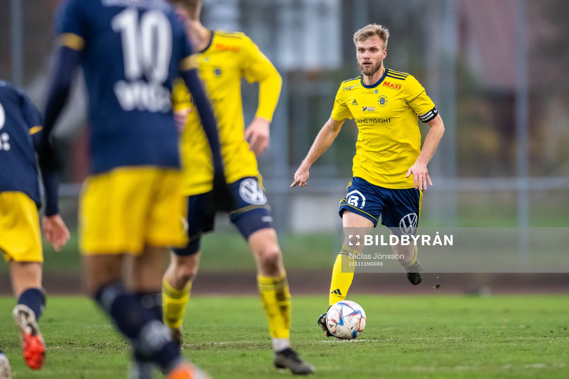 under fotbollsmatchen i Division 1 Södra mellan Ängelholm