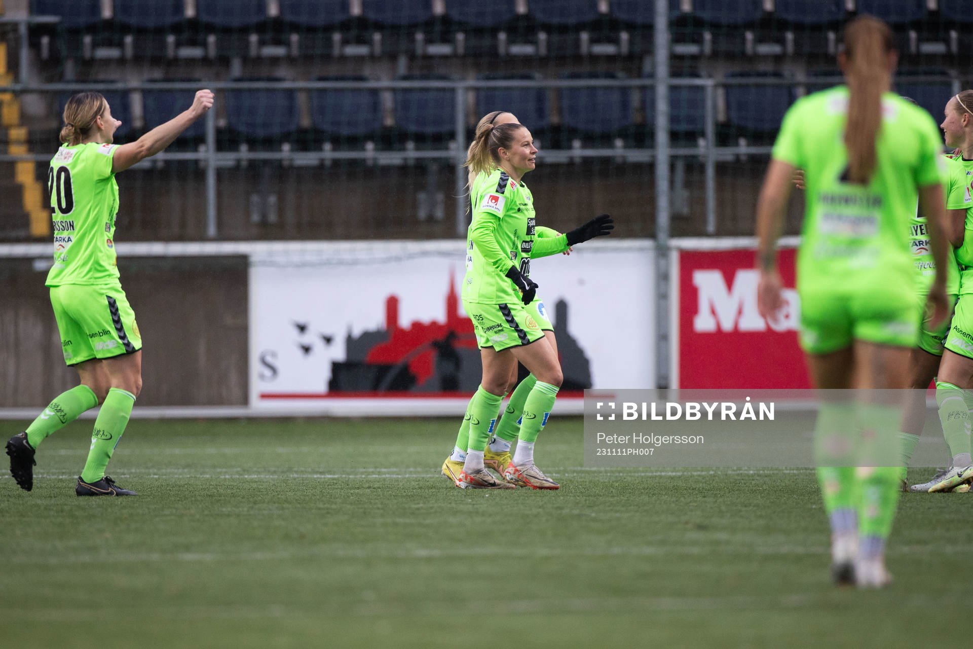 Kristianstads Hlin Eiriksdottir jublar