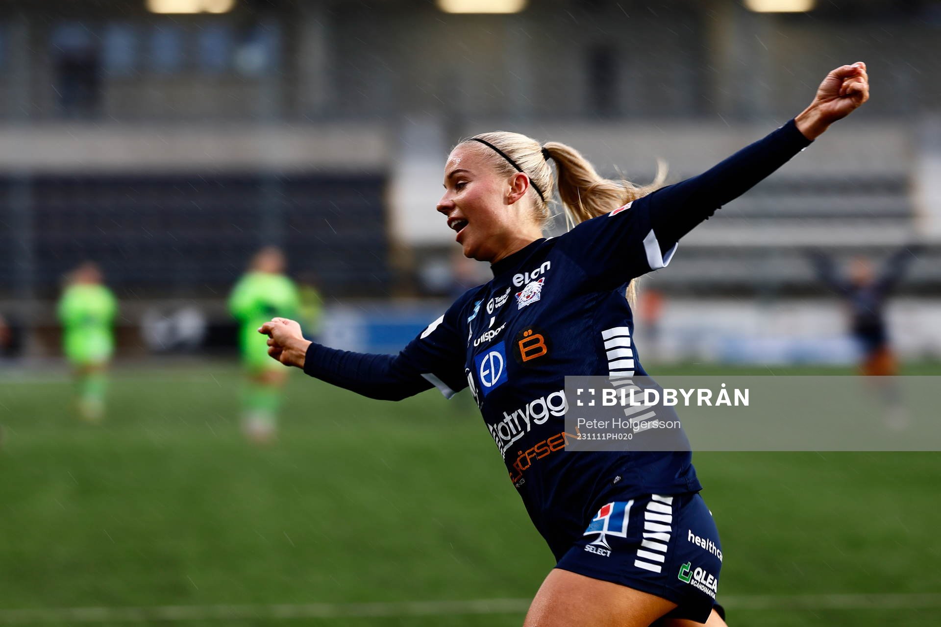 Linköpings Stina Lennartsson jublar