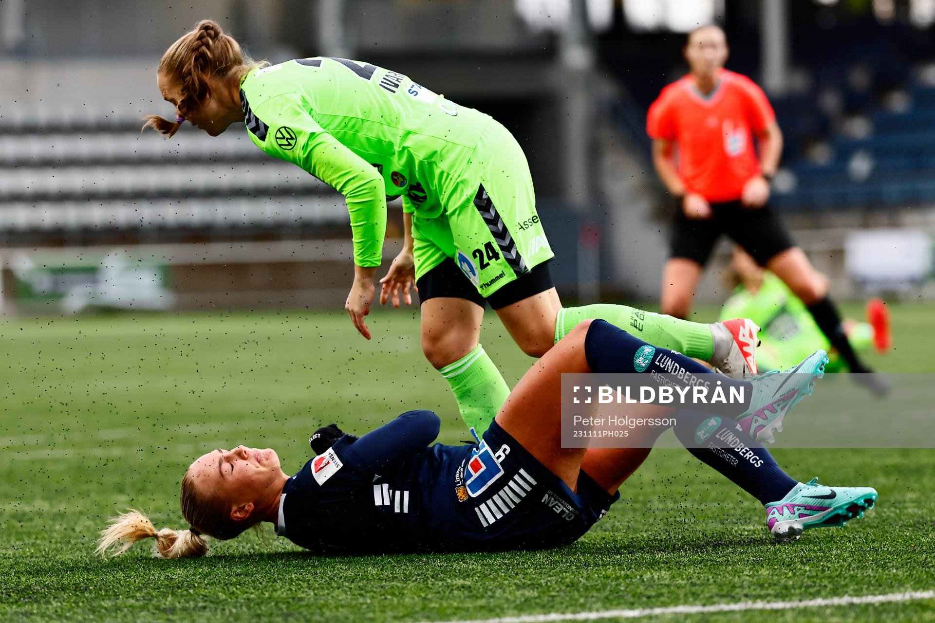 Kristianstads Therese Ivarsson och Linköpings Cathinka