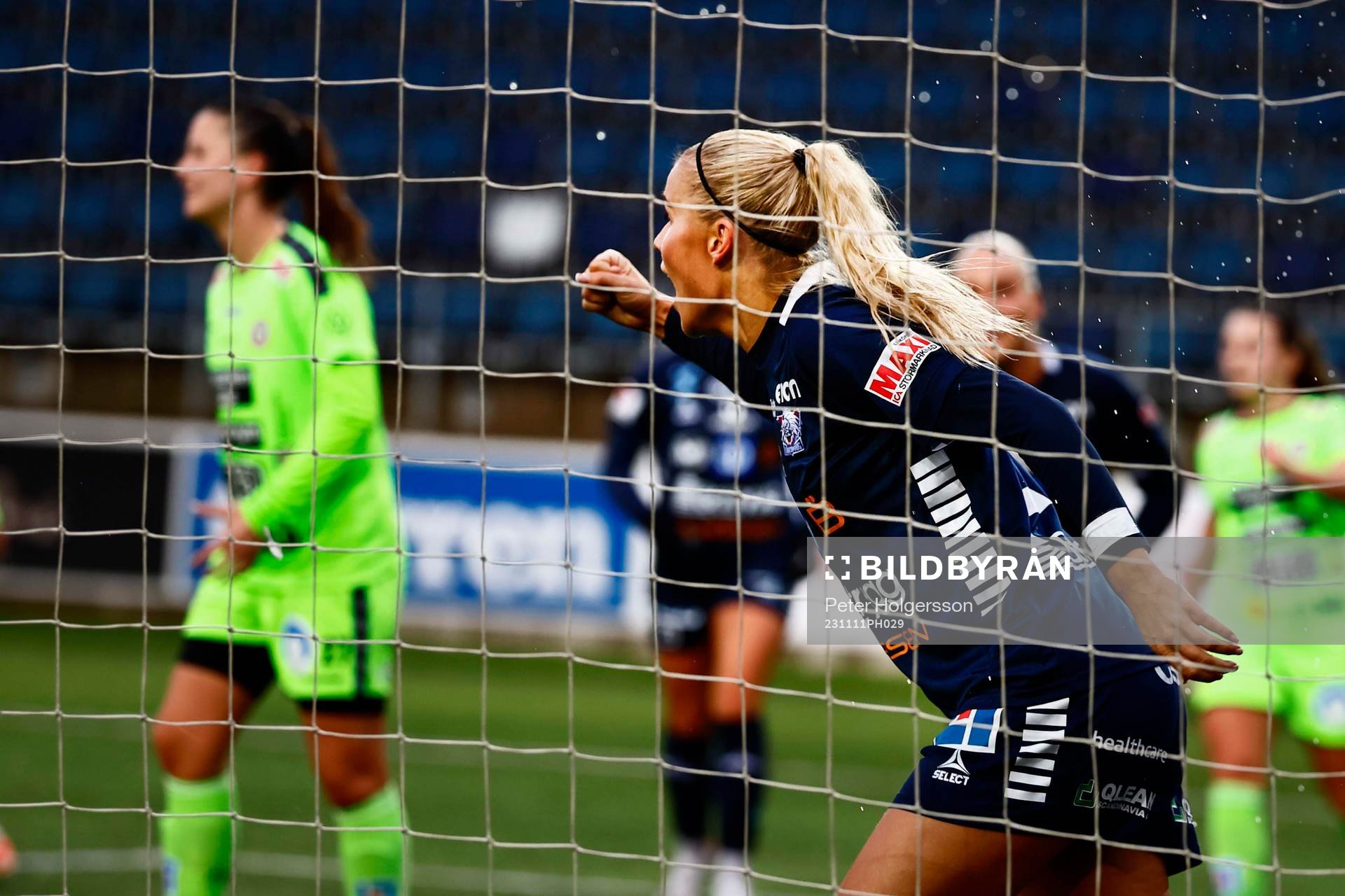 Linköpings Stina Lennartsson jublar