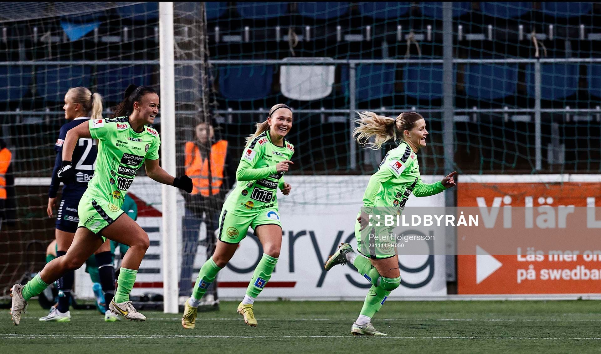 Kristianstads Tilda Persson jublar