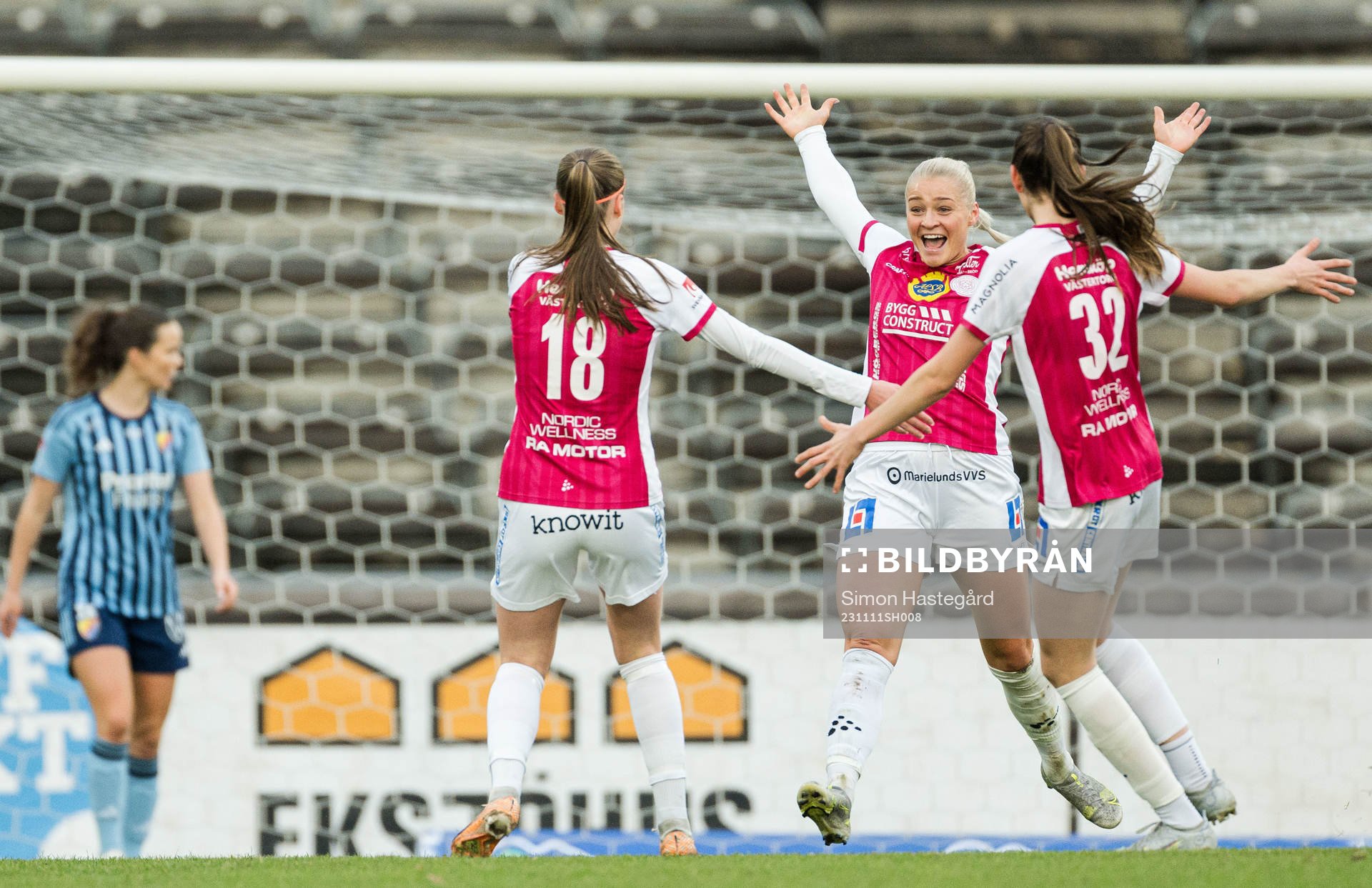 IK Uppsalas Klara Folkesson jublar